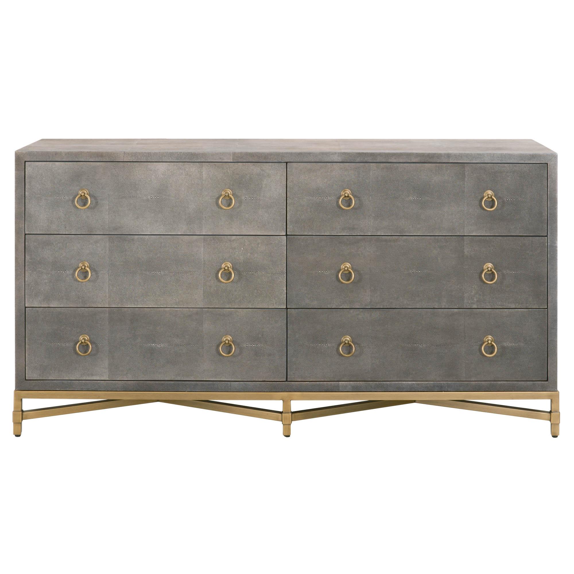 Strand Shagreen 6-Drawer Double Dresser - Image 2