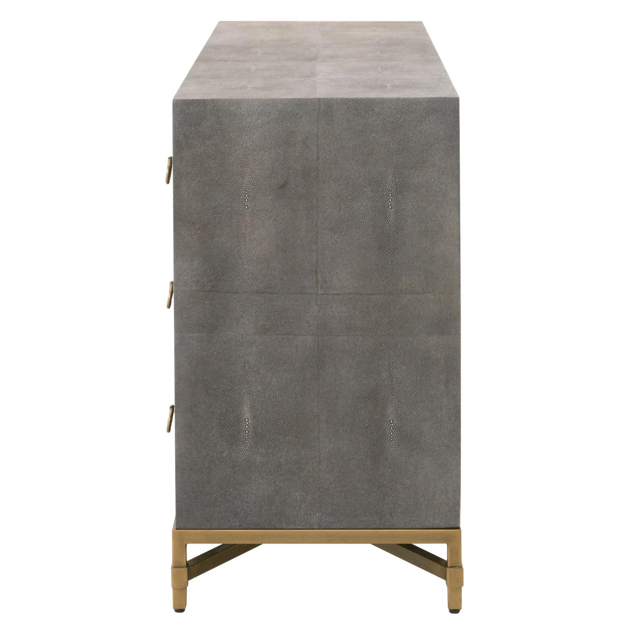 Strand Shagreen 6-Drawer Double Dresser - Image 6