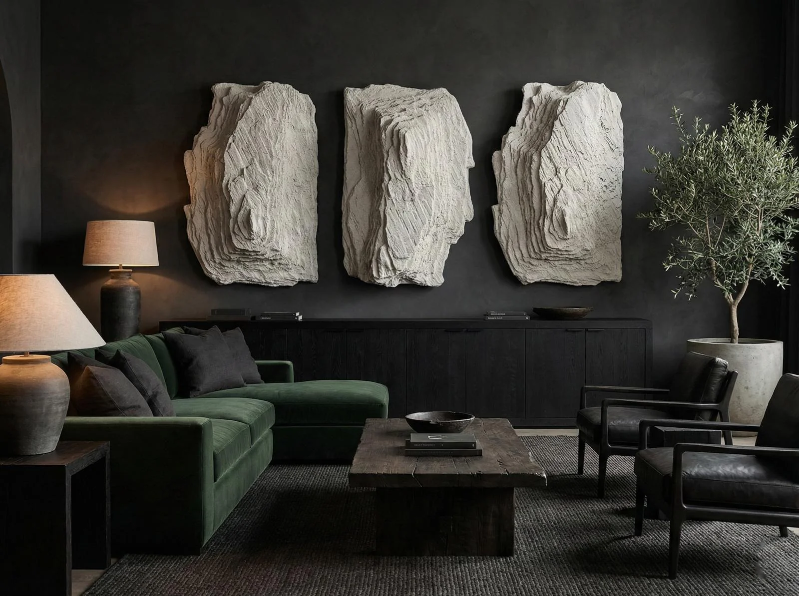 Stratified Cast Stone Wall Art - Image 5