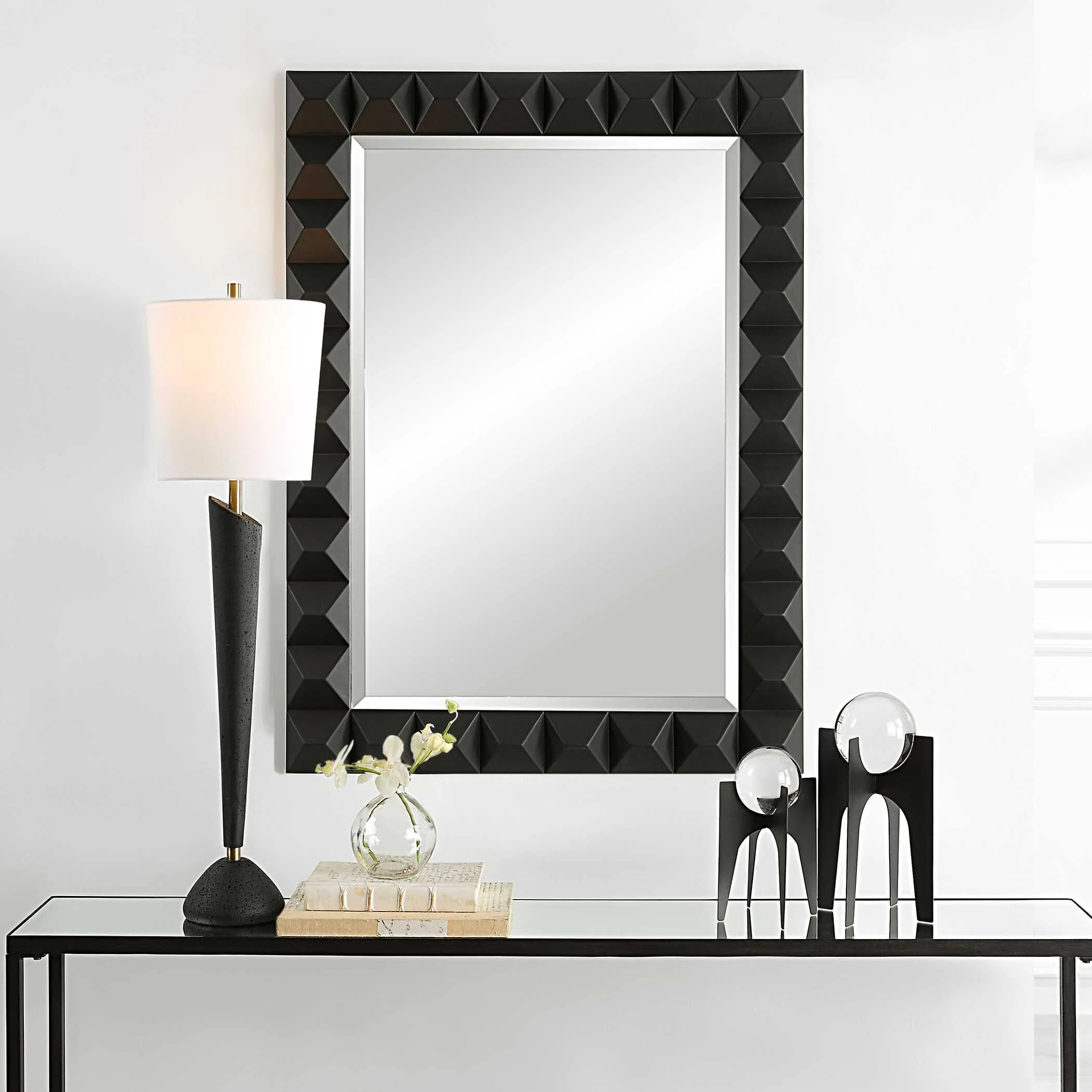 Studded Black Mirror - Image 2