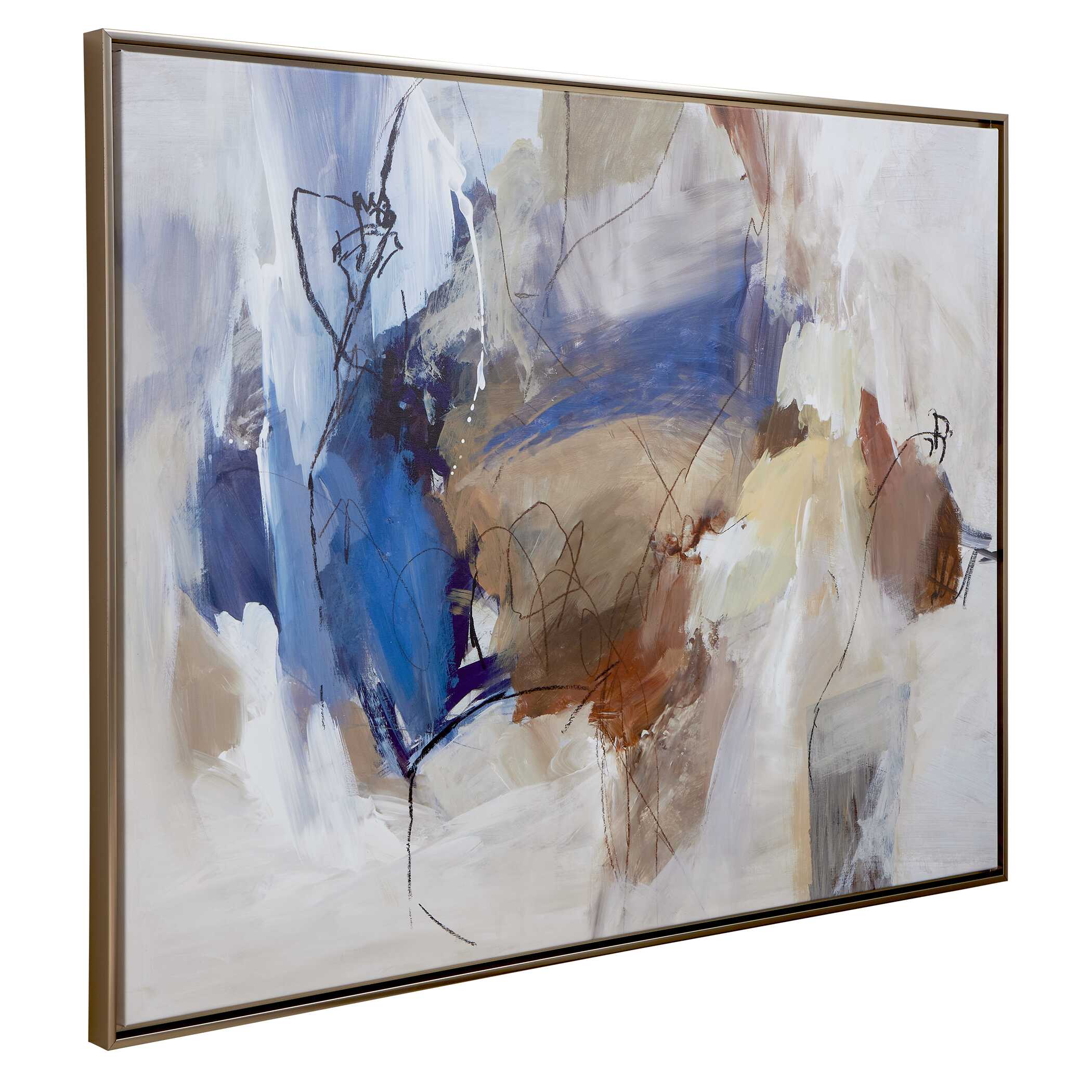 Subtle Nuances Framed Abstract Art - Image 3