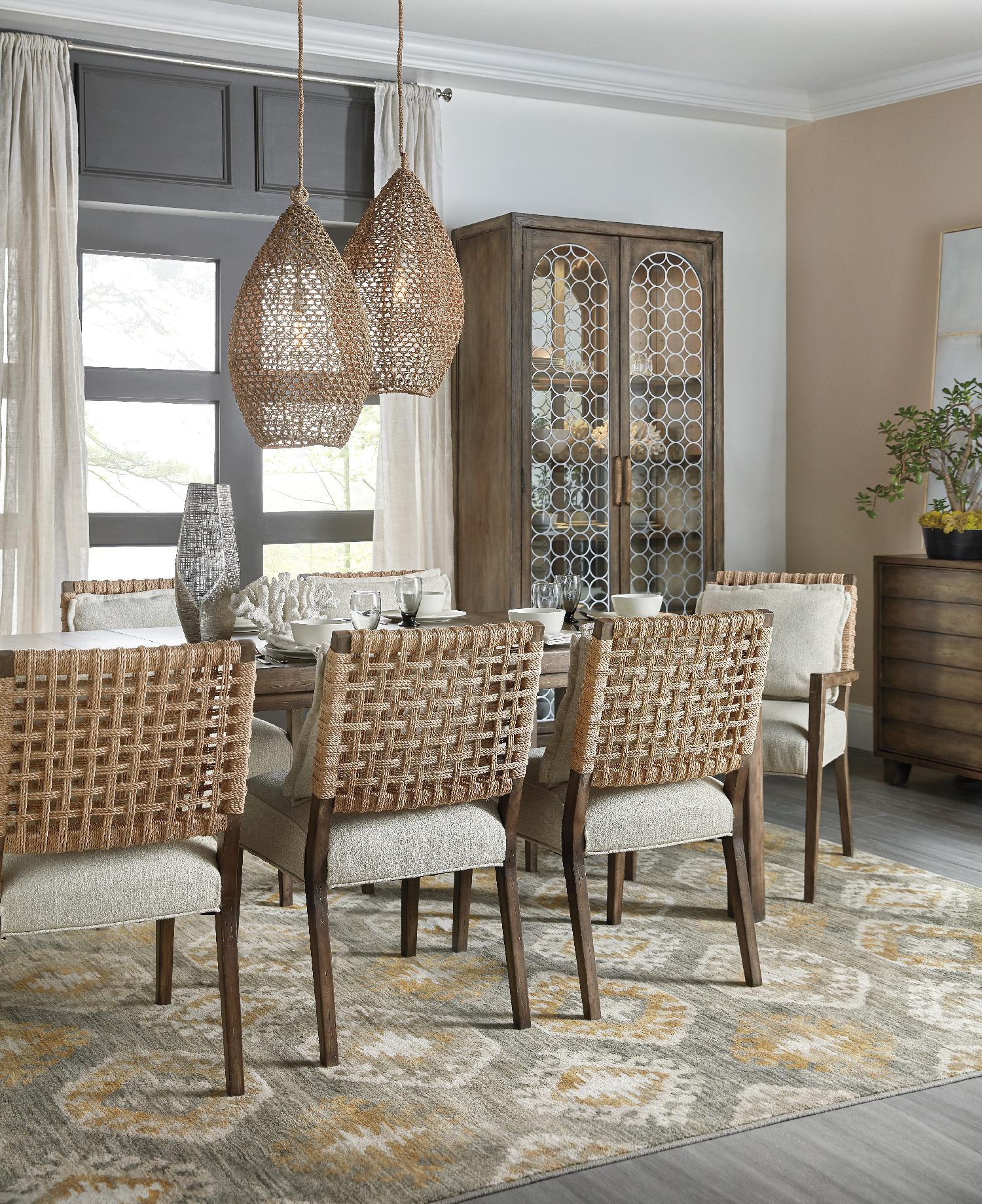 Sundance Woven Back Arm Chair - Set of 2 - Image 3