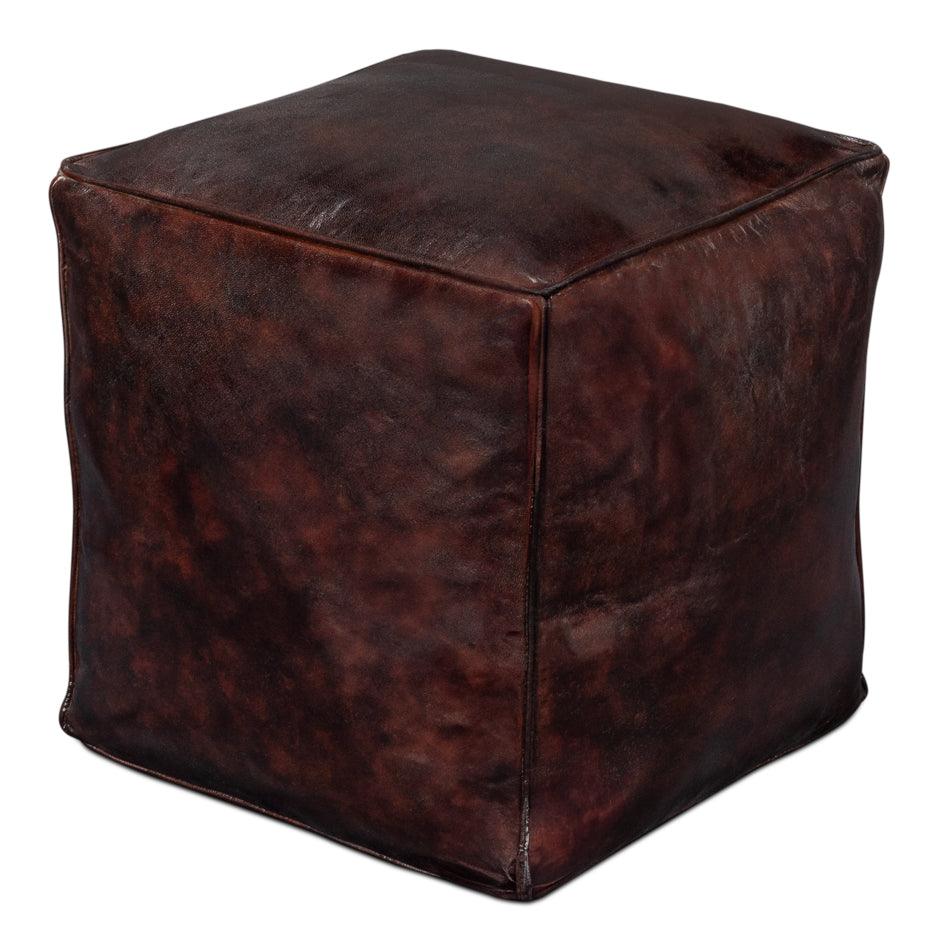 Sunday Afternoon Leather Cube