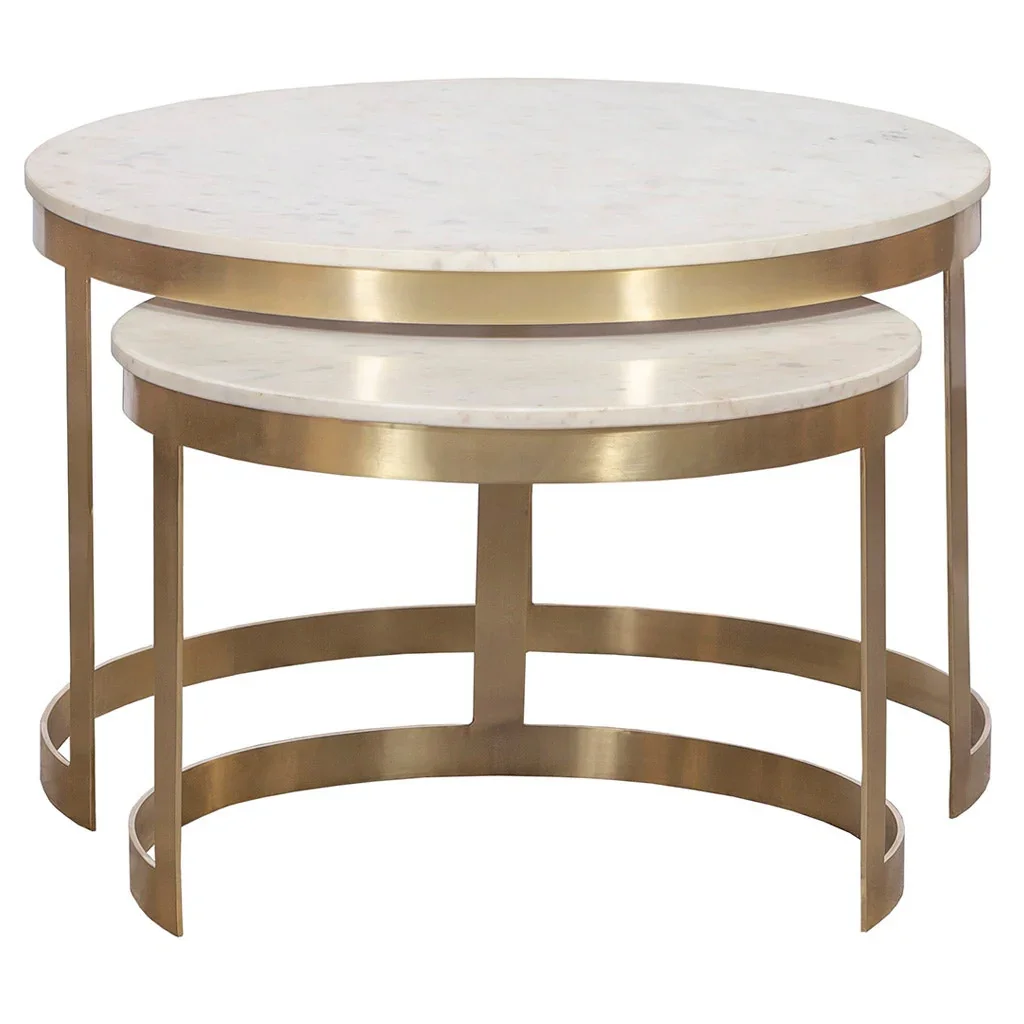 Sundries Stone Inlay Nesting Cocktail - Image 3