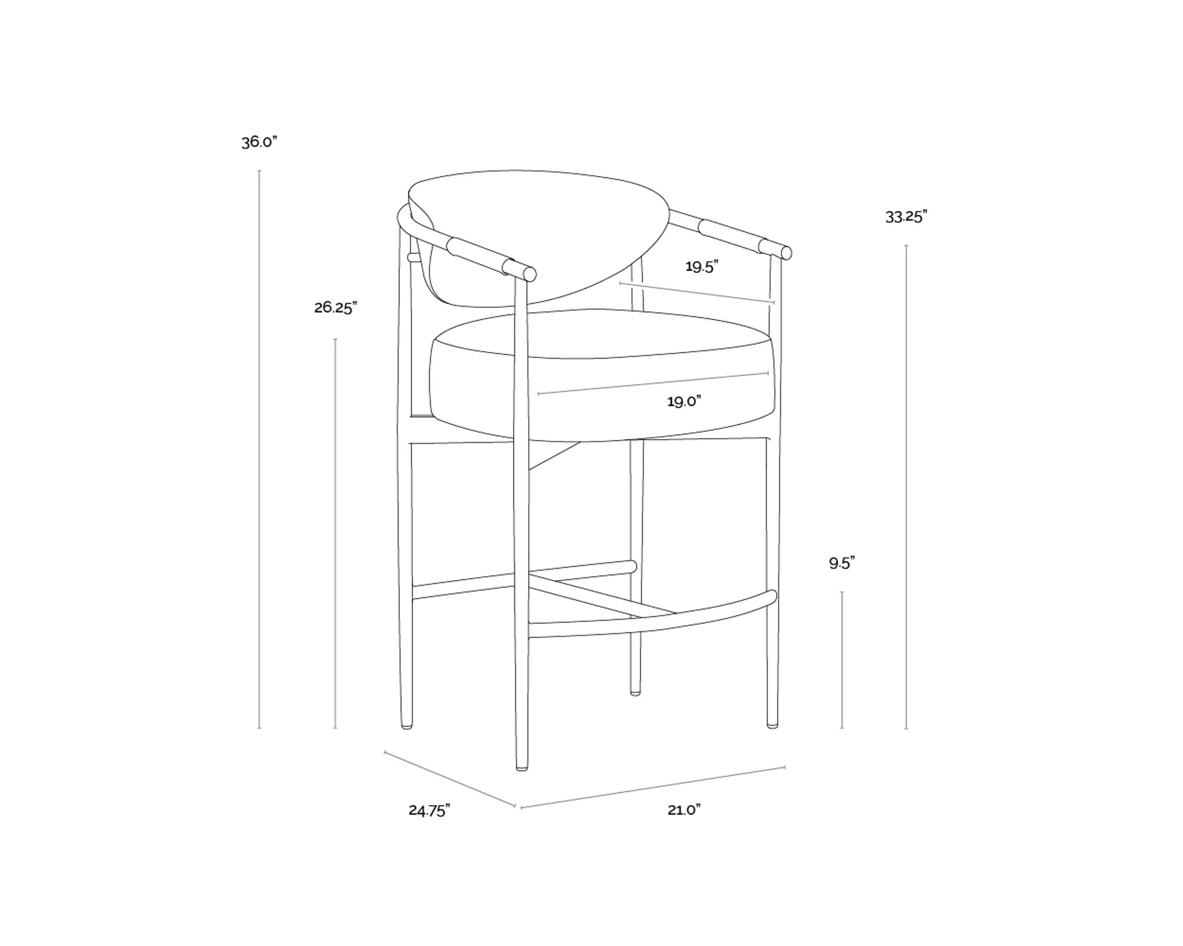 Heloise Counter Stool - Image 6