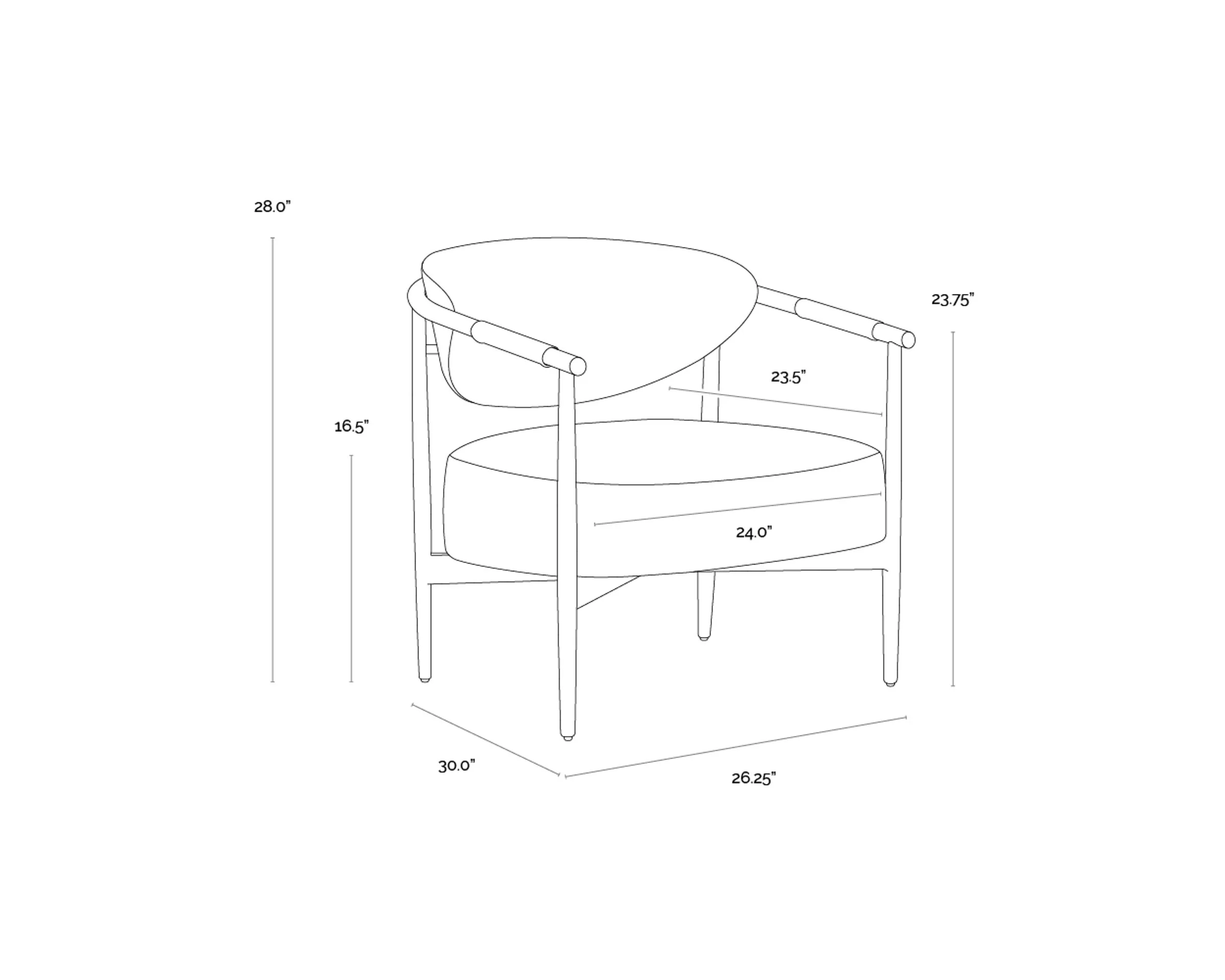 Heloise Lounge Chair - Image 6