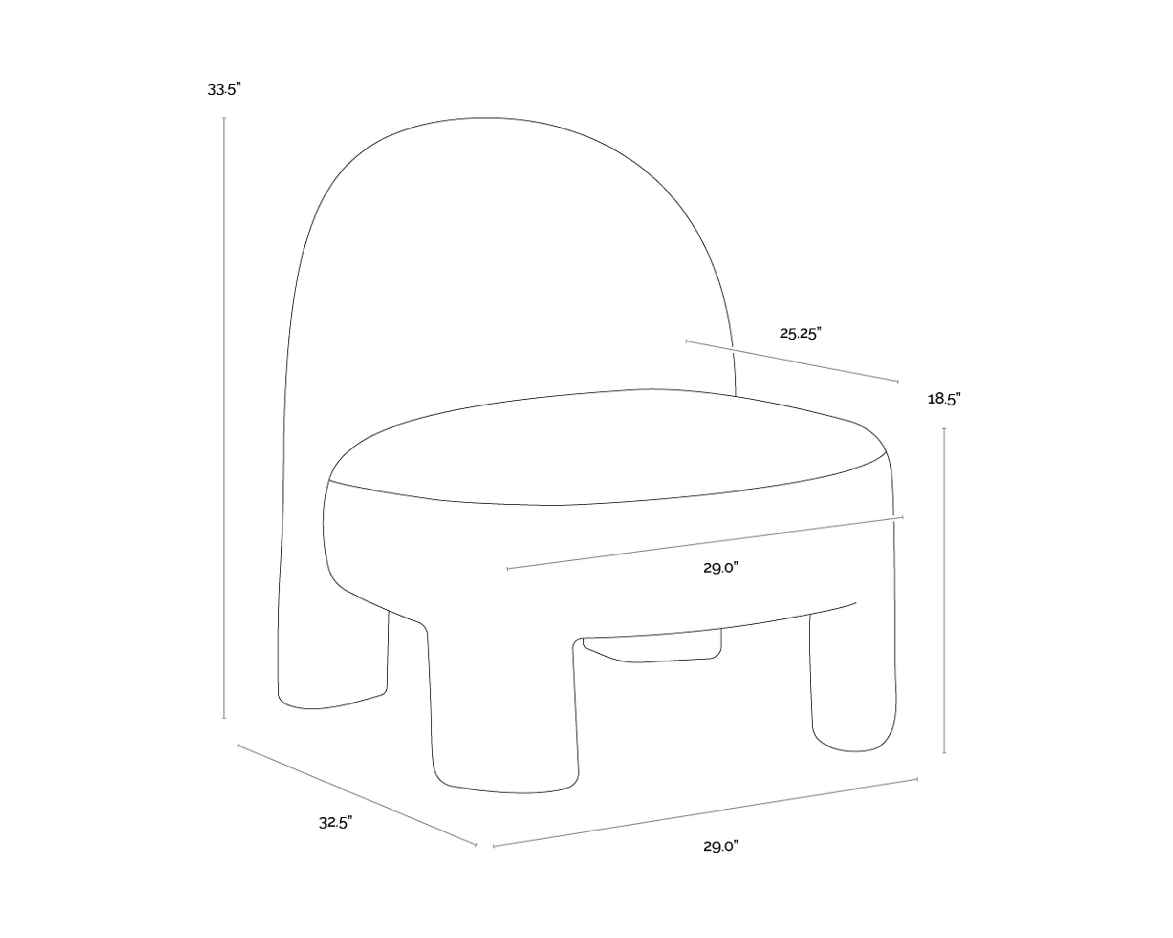 Myrtle Lounge Chair - Image 6