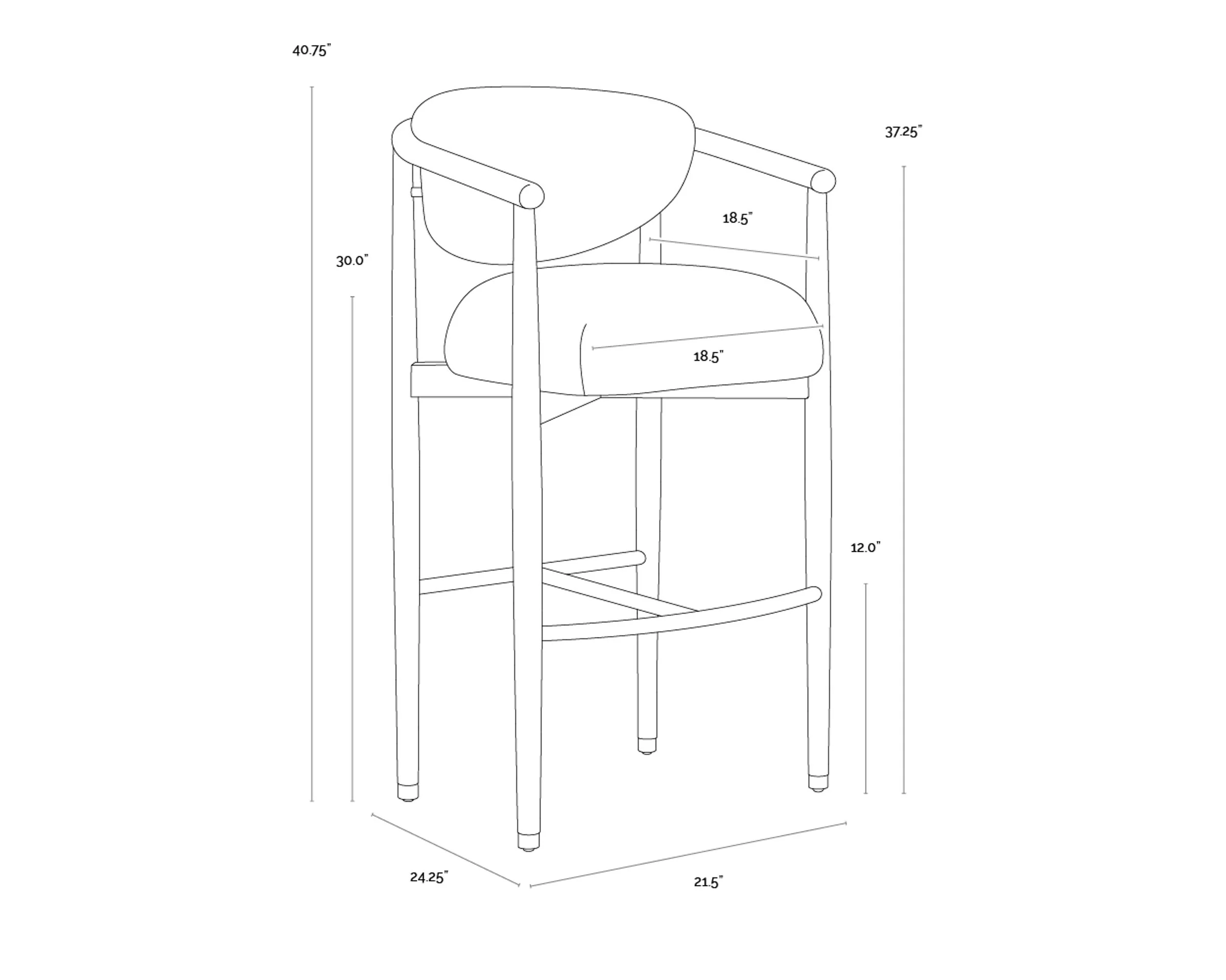 Sigrid Barstool - Image 6