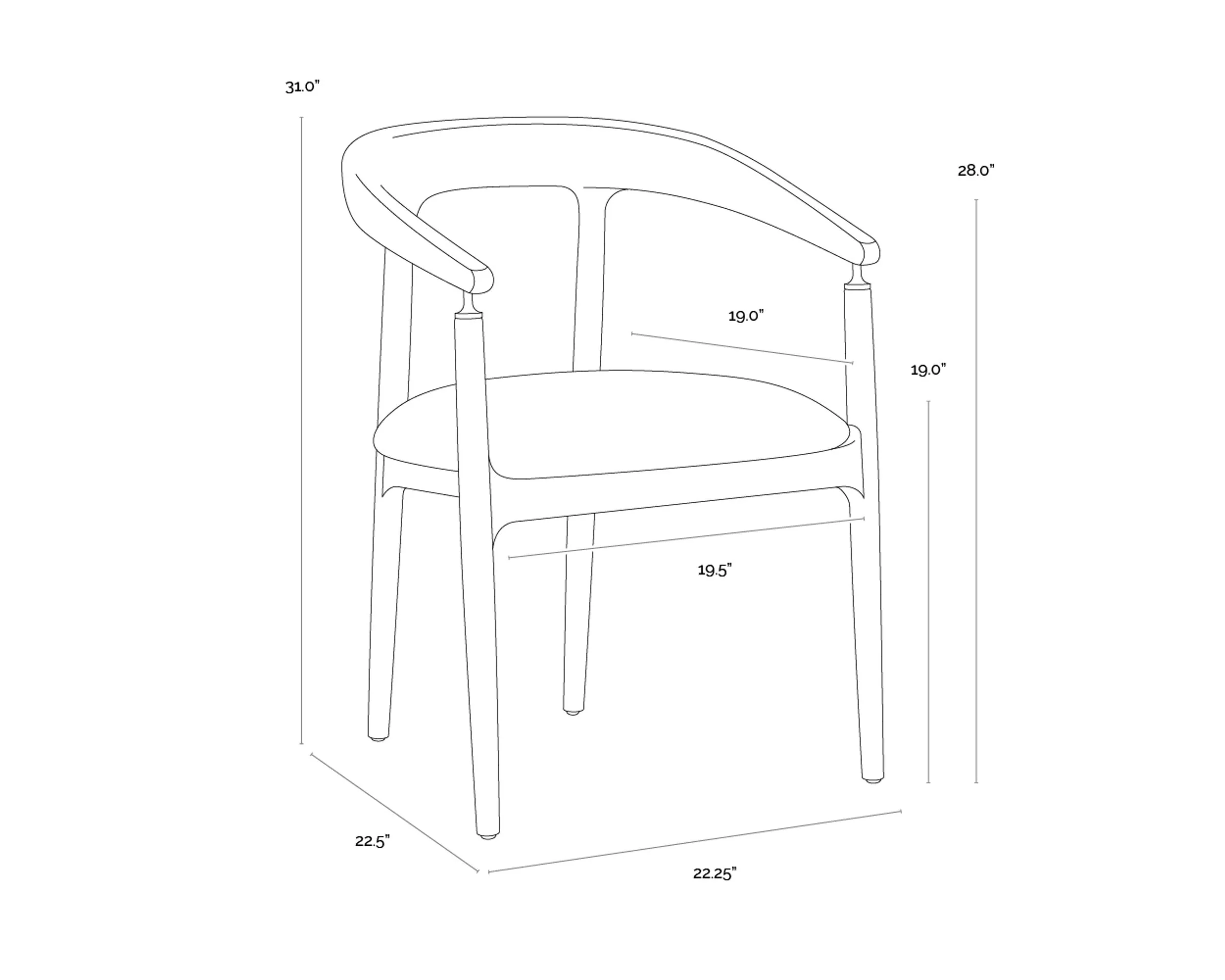 Valmont Dining Armchair - Image 6