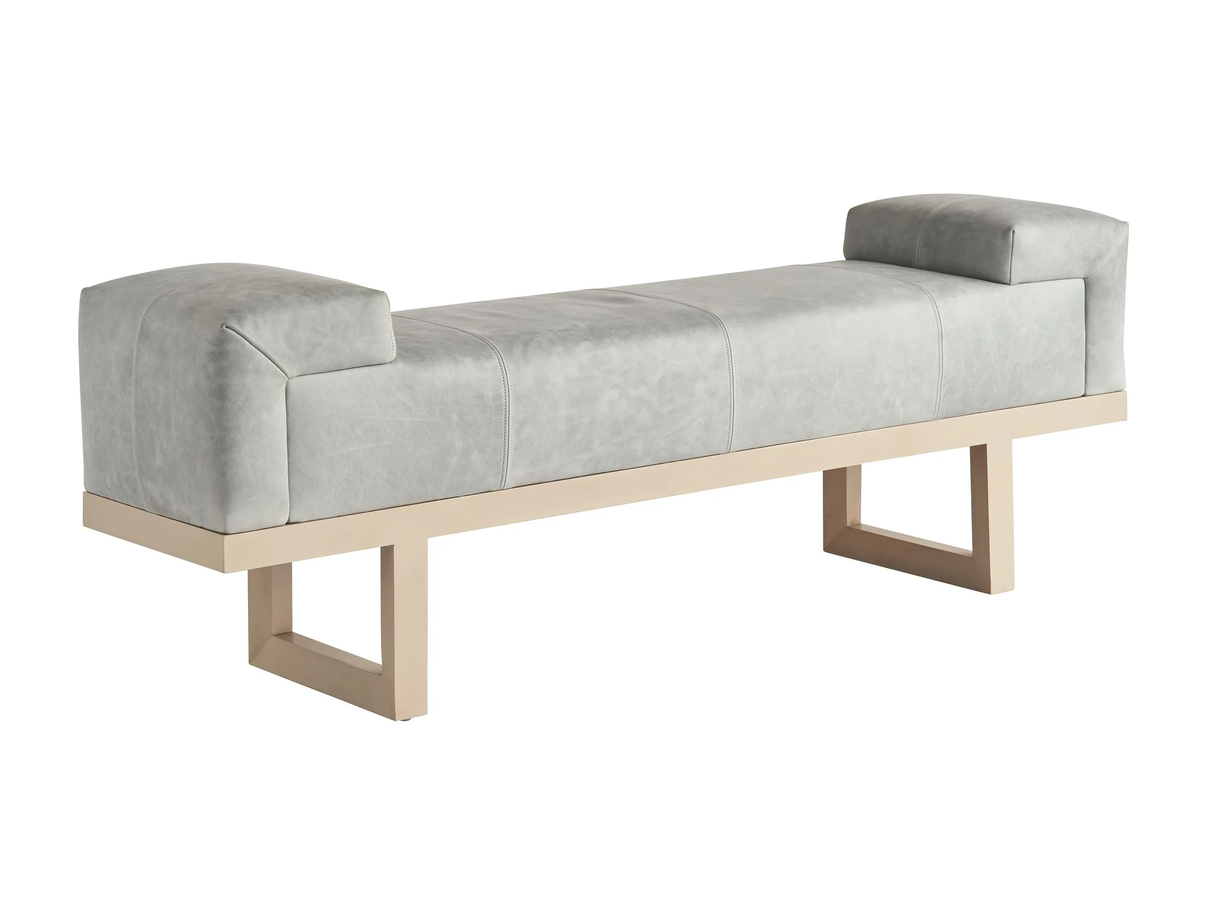 Sunset Key Abbott Leather Bench