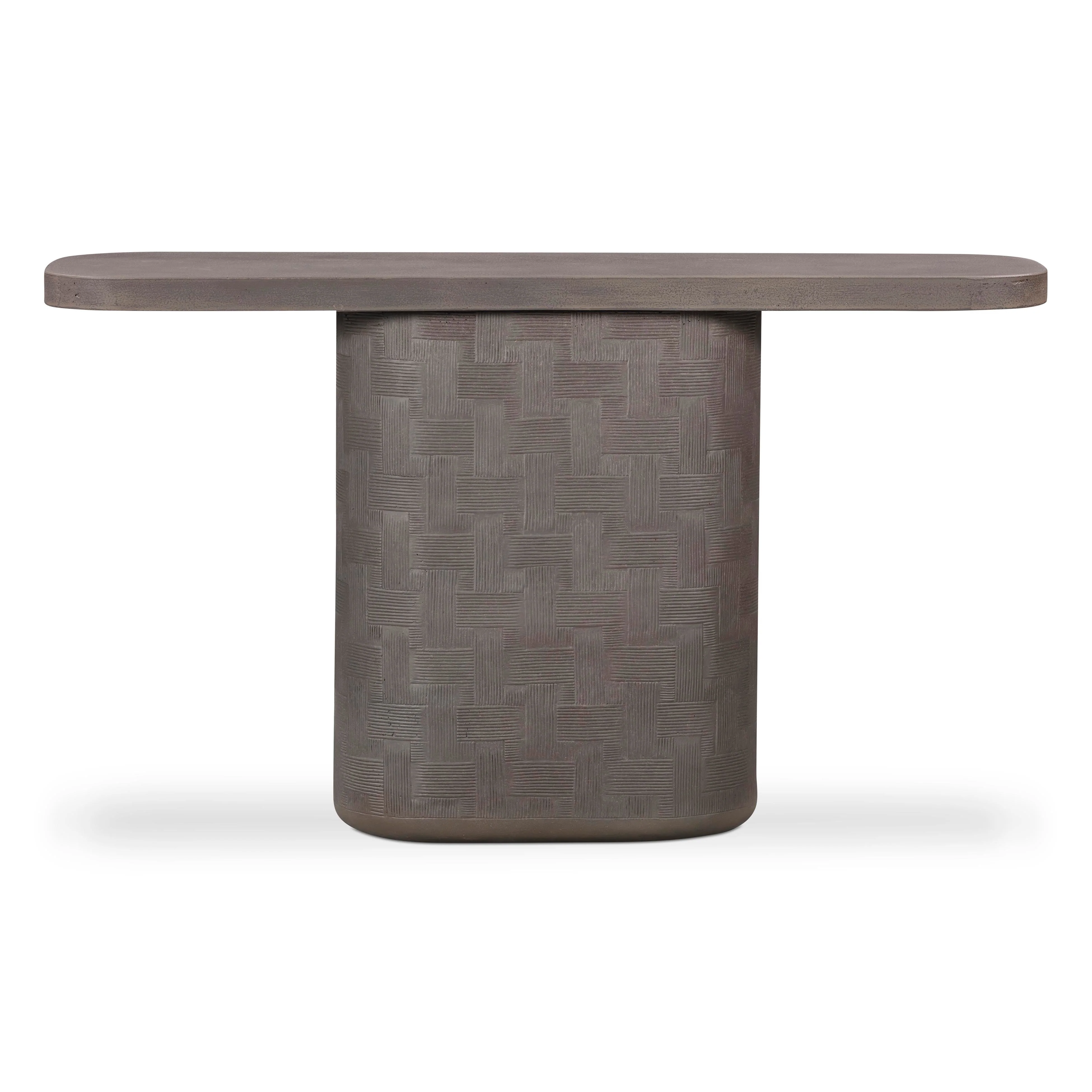 Suraya 55" Indoor/Outdoor Concrete Console Table - Image 13