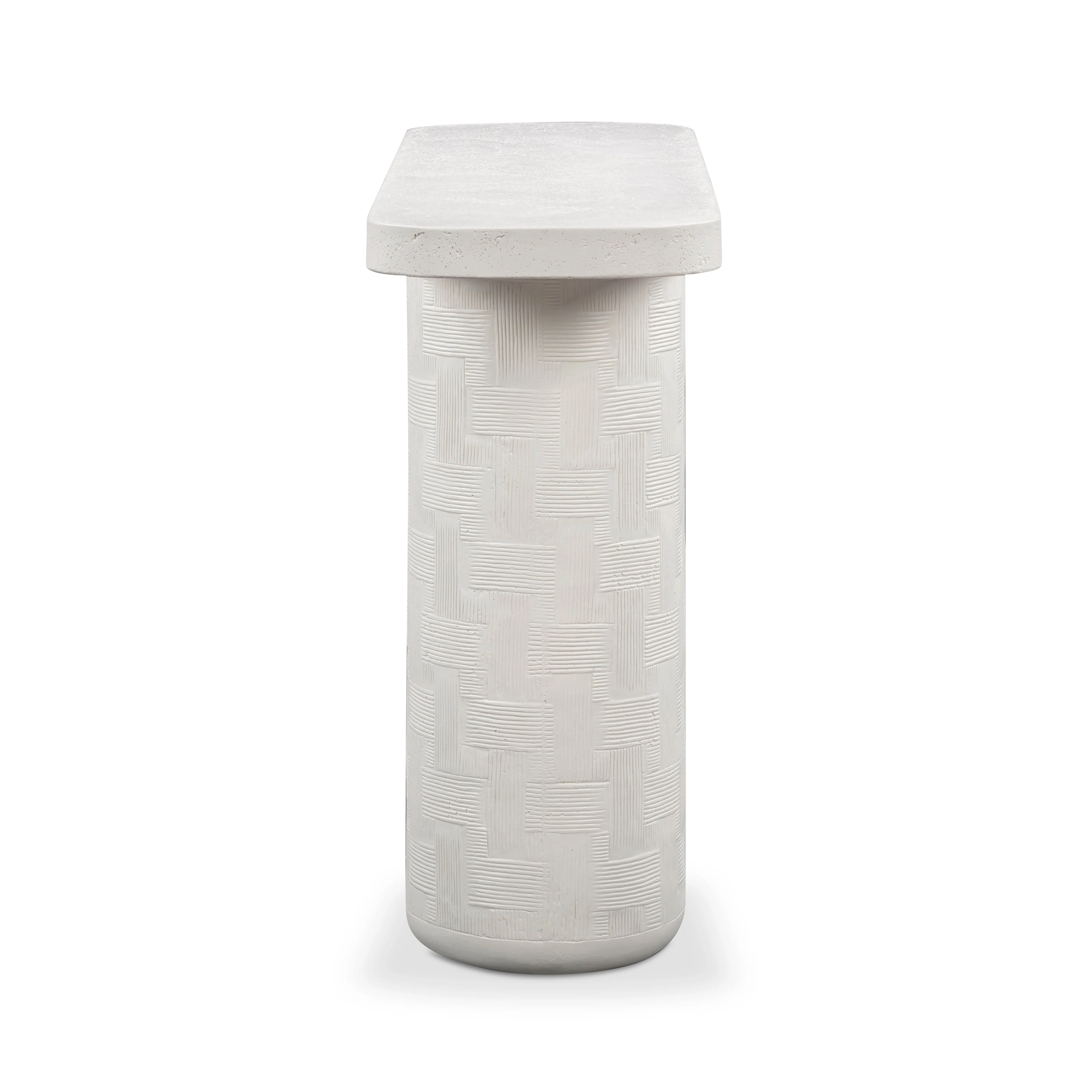 Suraya 55" Indoor/Outdoor Concrete Console Table - Image 4