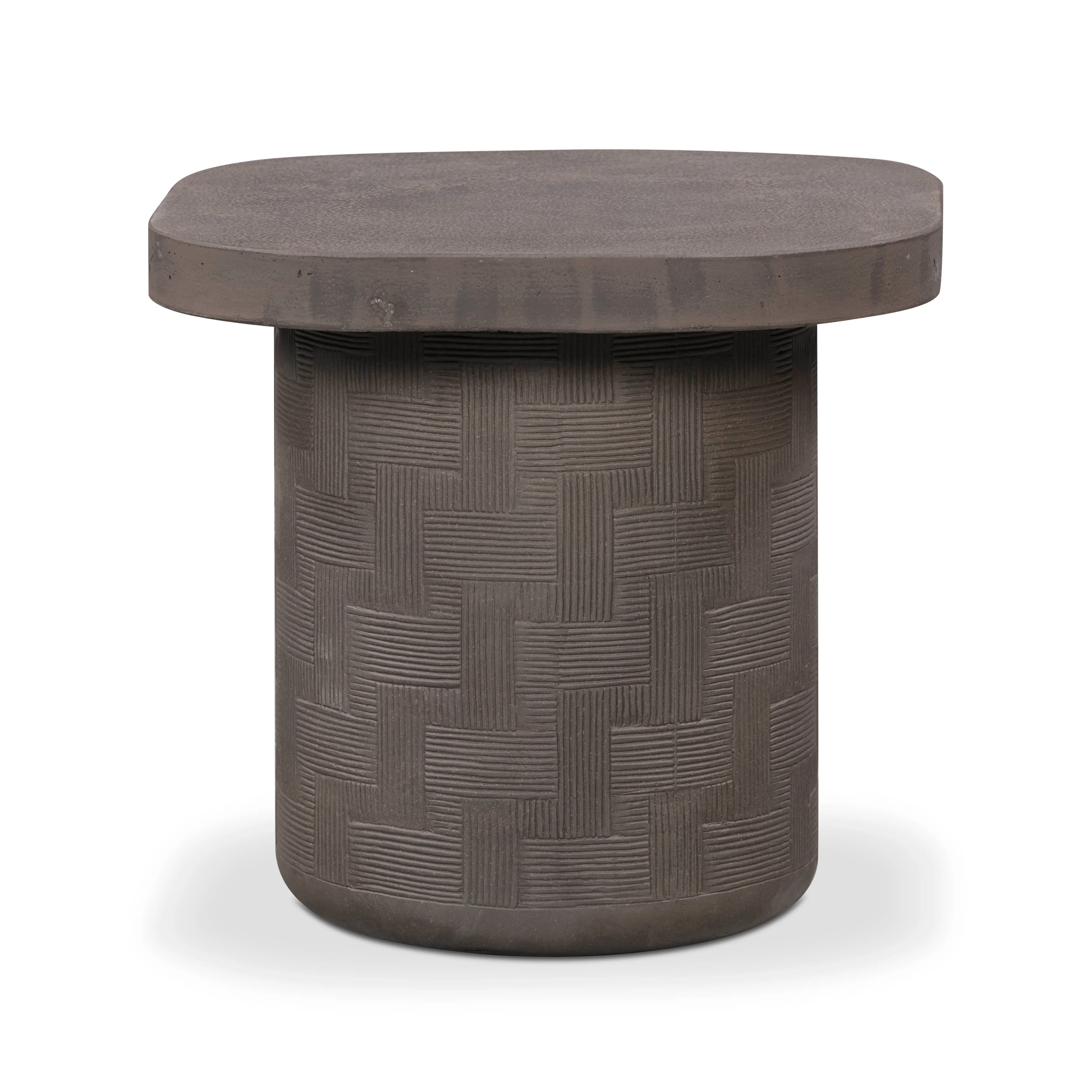 Suraya Indoor/Outdoor Concrete Side Table - Image 9