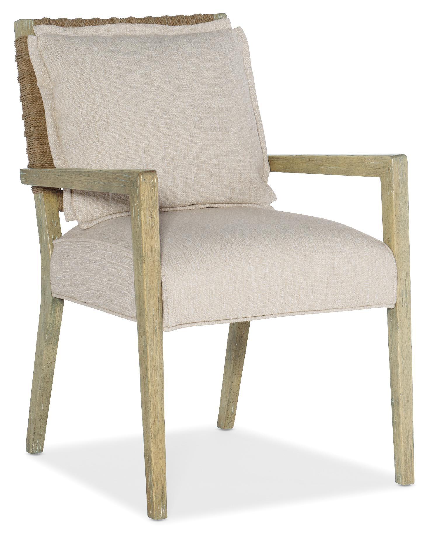Surfrider Woven Back Arm Chair - Set of 2