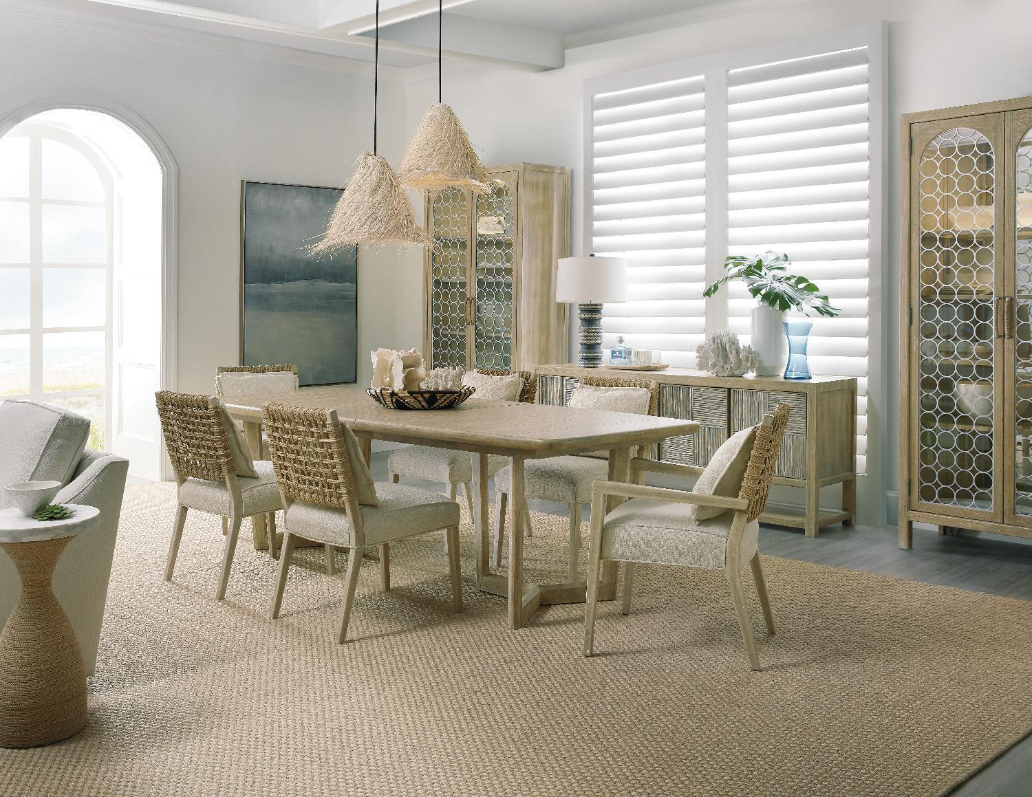 Surfrider Woven Back Arm Chair - Set of 2 - Image 4