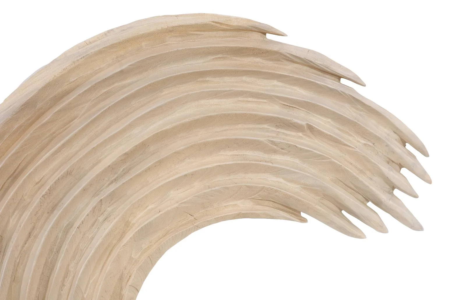 Swoop Wall Art, Bleached Wood - Image 10