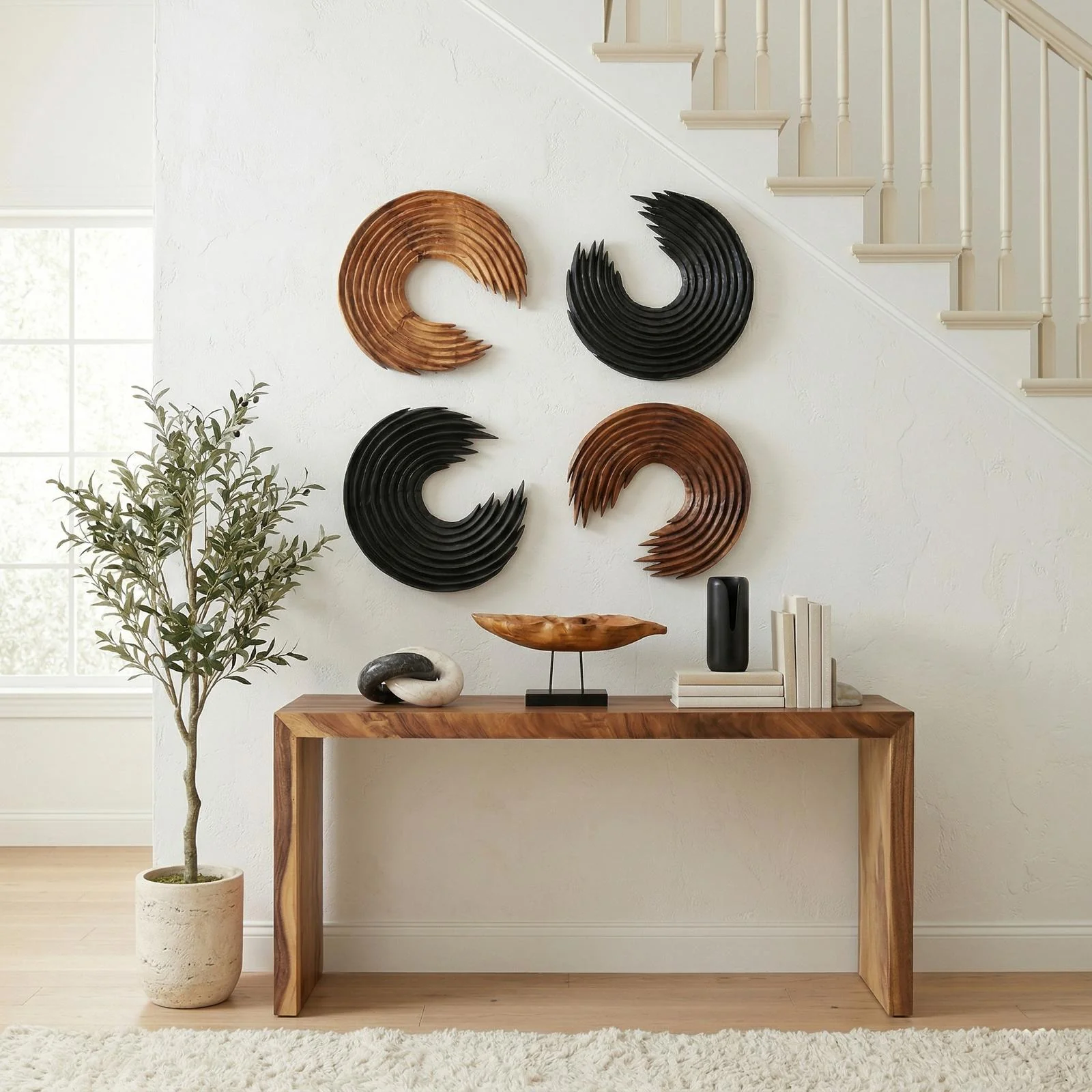 Swoop Wall Art, Natural Wood - Image 15