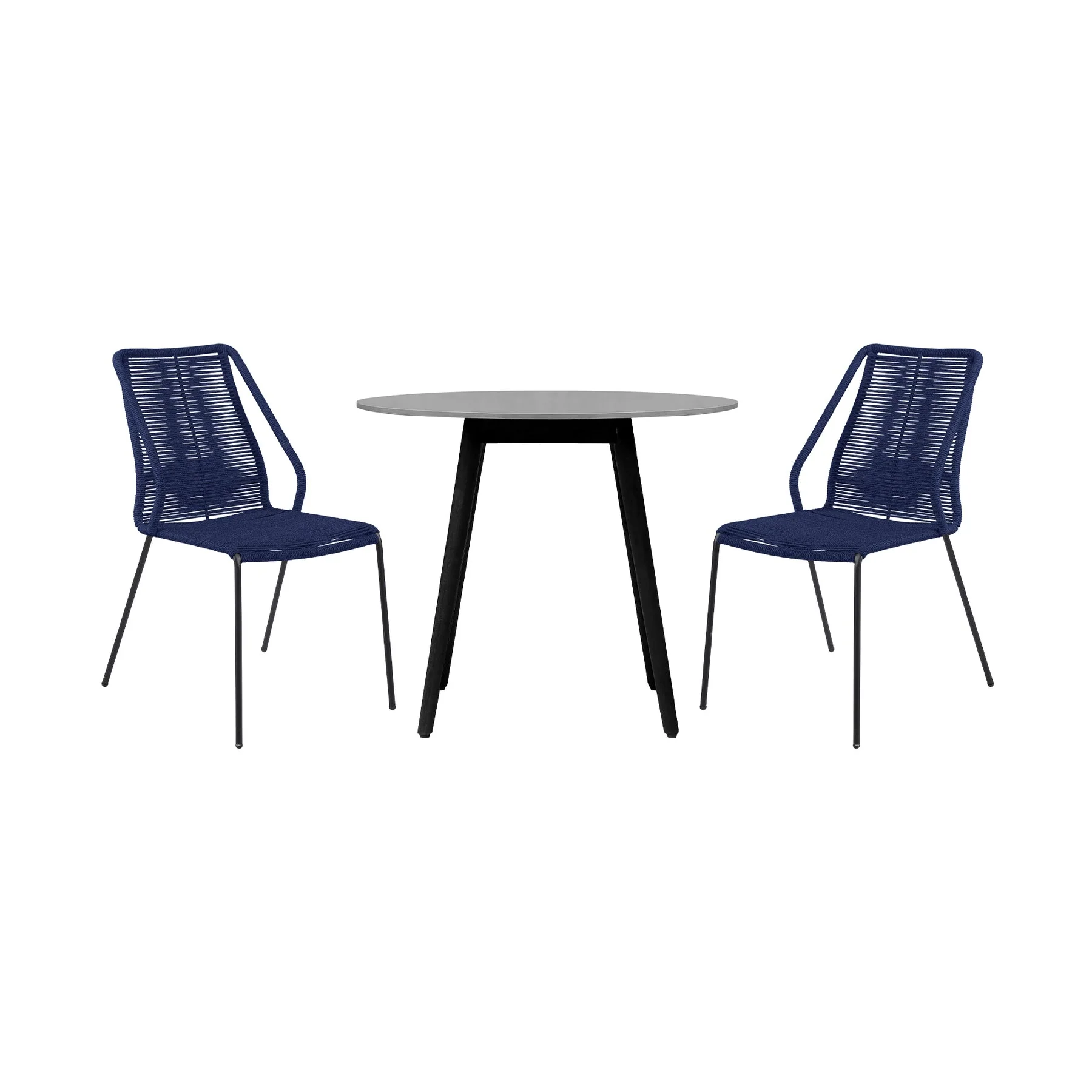 Sydney and Clip 3 Piece Outdoor Patio 36" Dining Set - Image 11