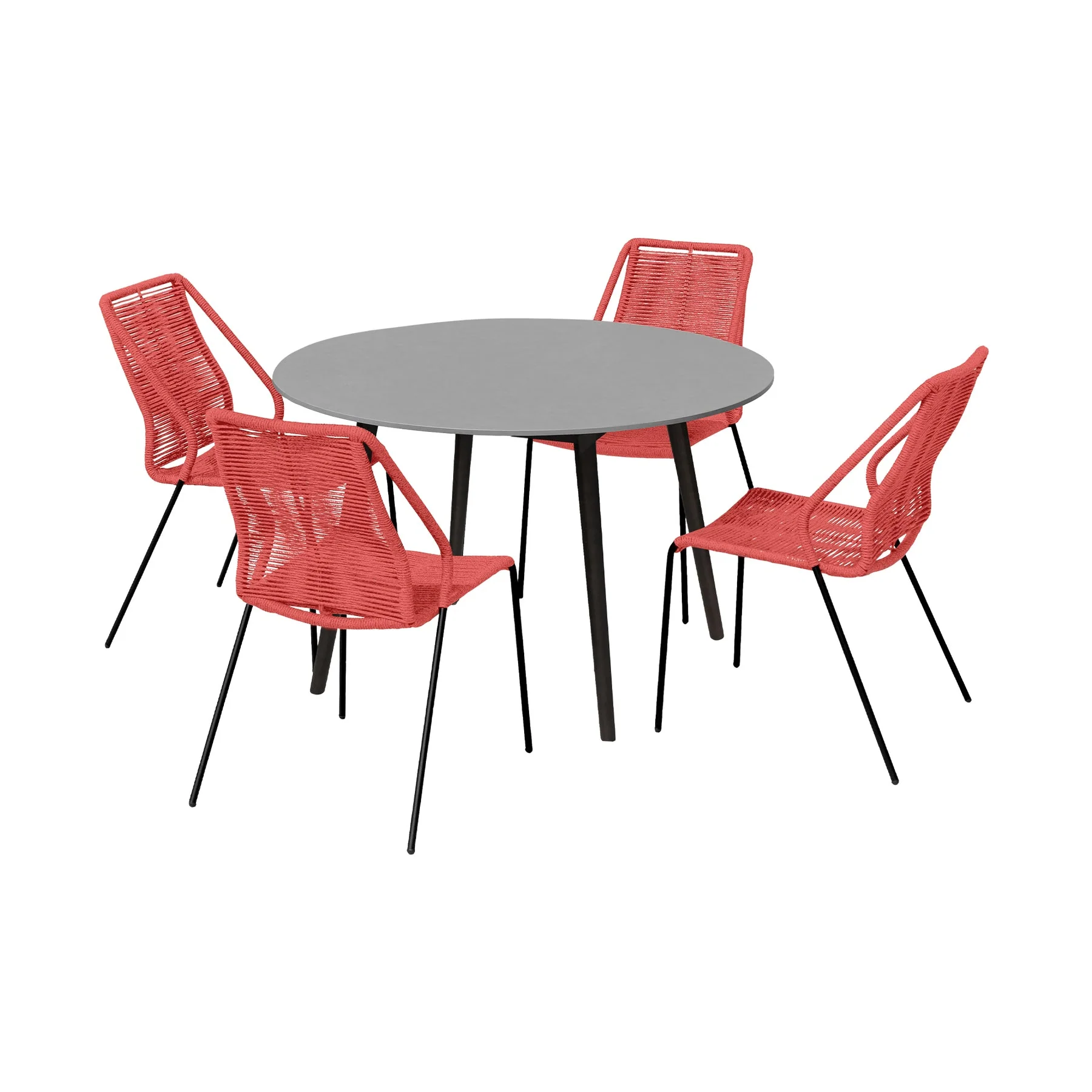 Sydney and Clip Outdoor Patio 5 Piece Dining Set - Image 39