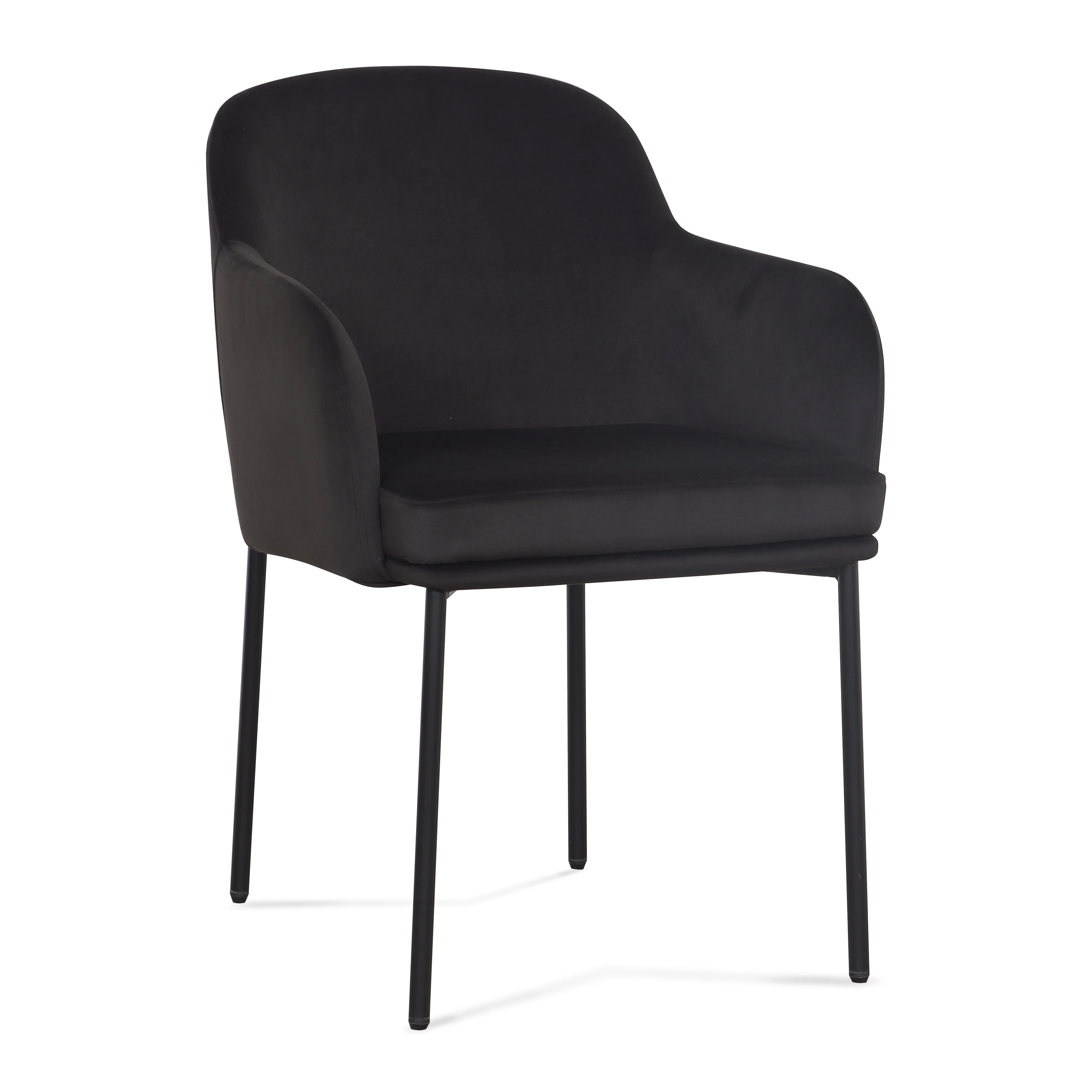 Sydney Performance Velvet Armchair - Set of 2 - Image 2