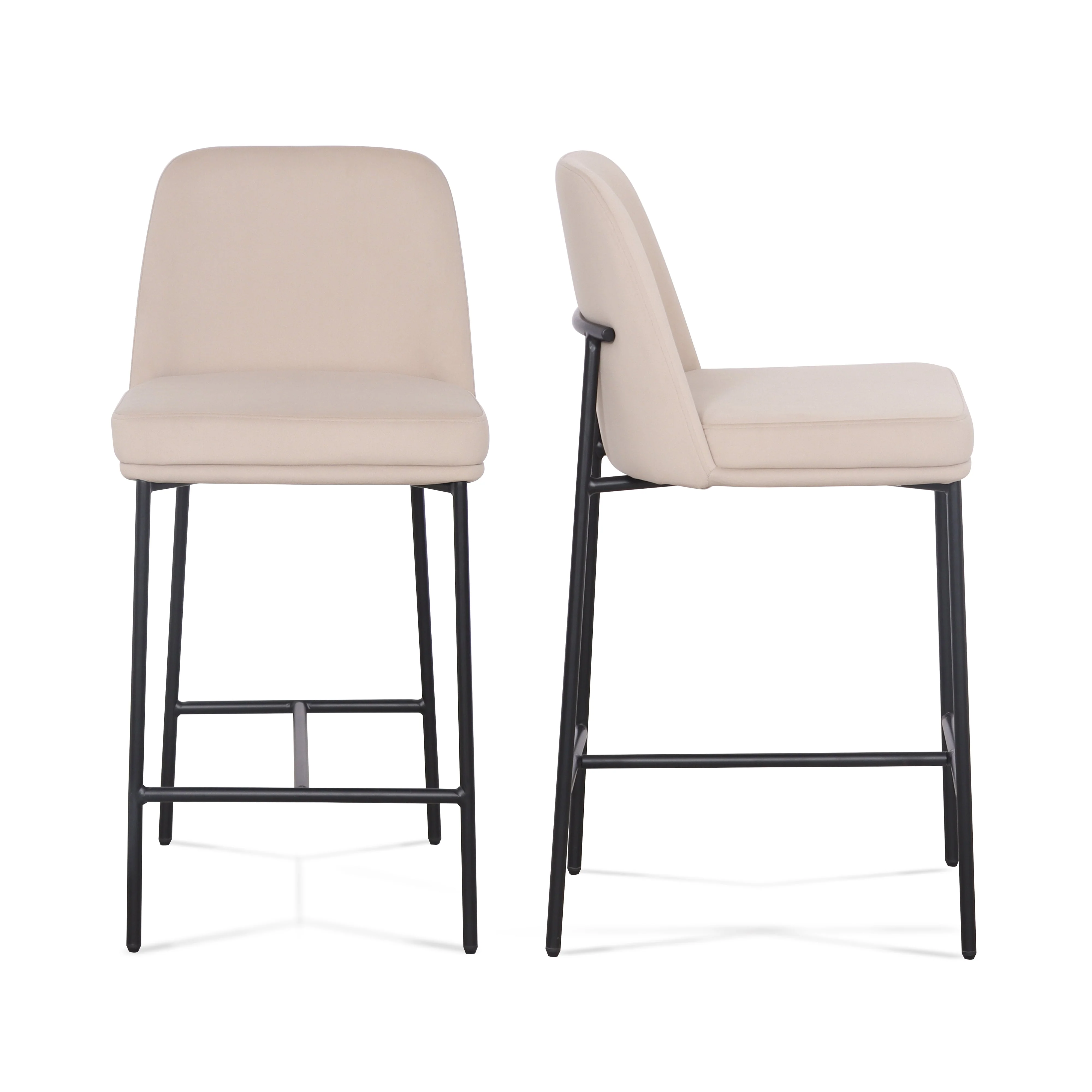 Sydney Performance Velvet Counter Stool Set of 2 - Image 7