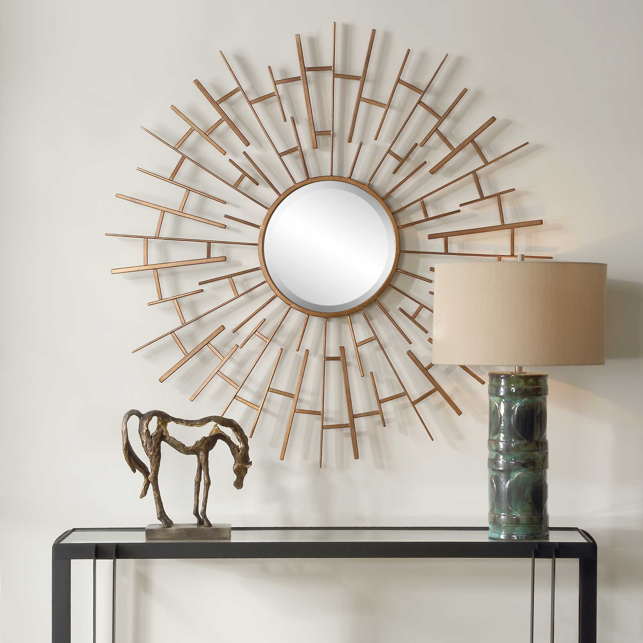 Tangled Bronze Round Mirror - Image 2