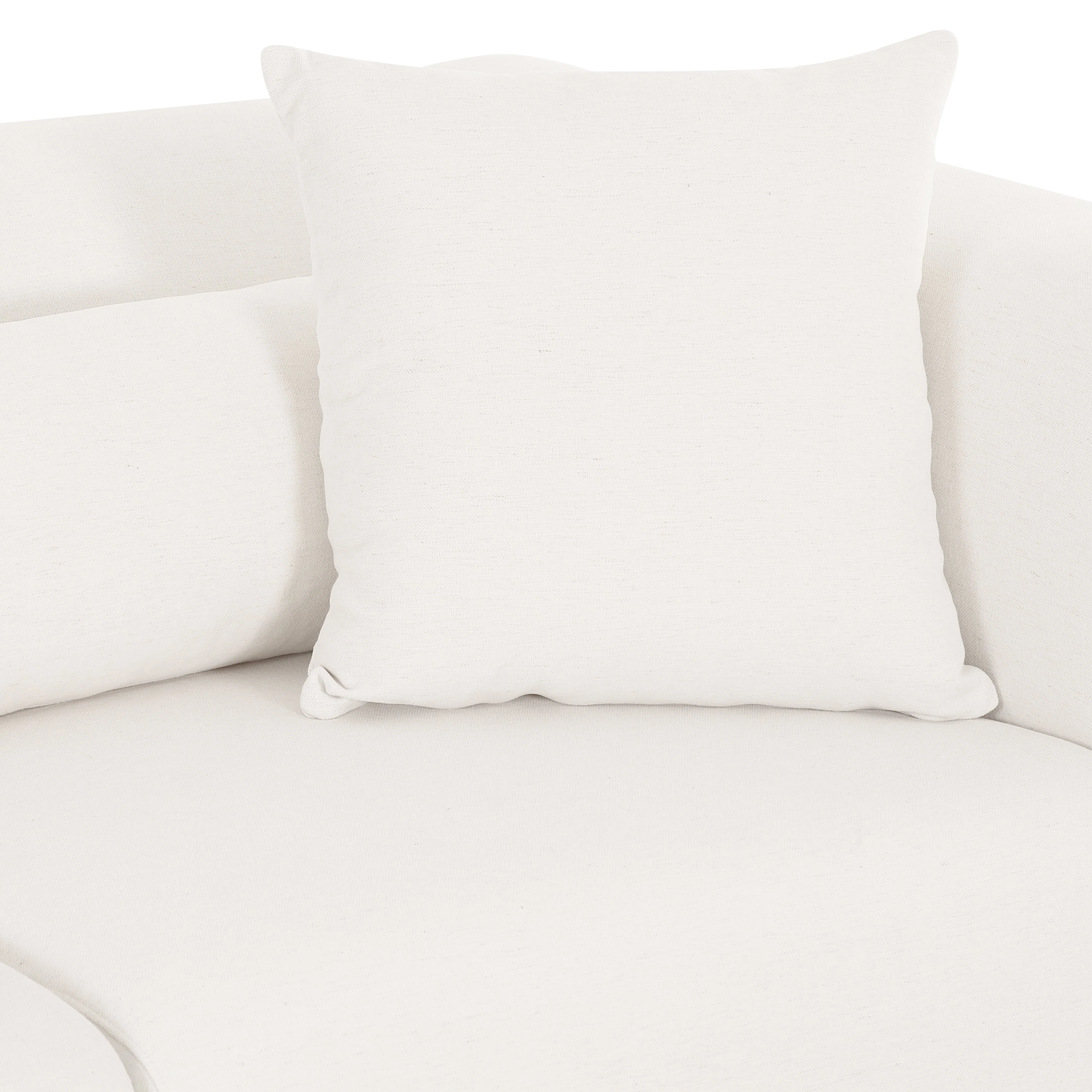 Tarra 4-Piece Cream Performance Chenille Modular U-Sectional - Image 5