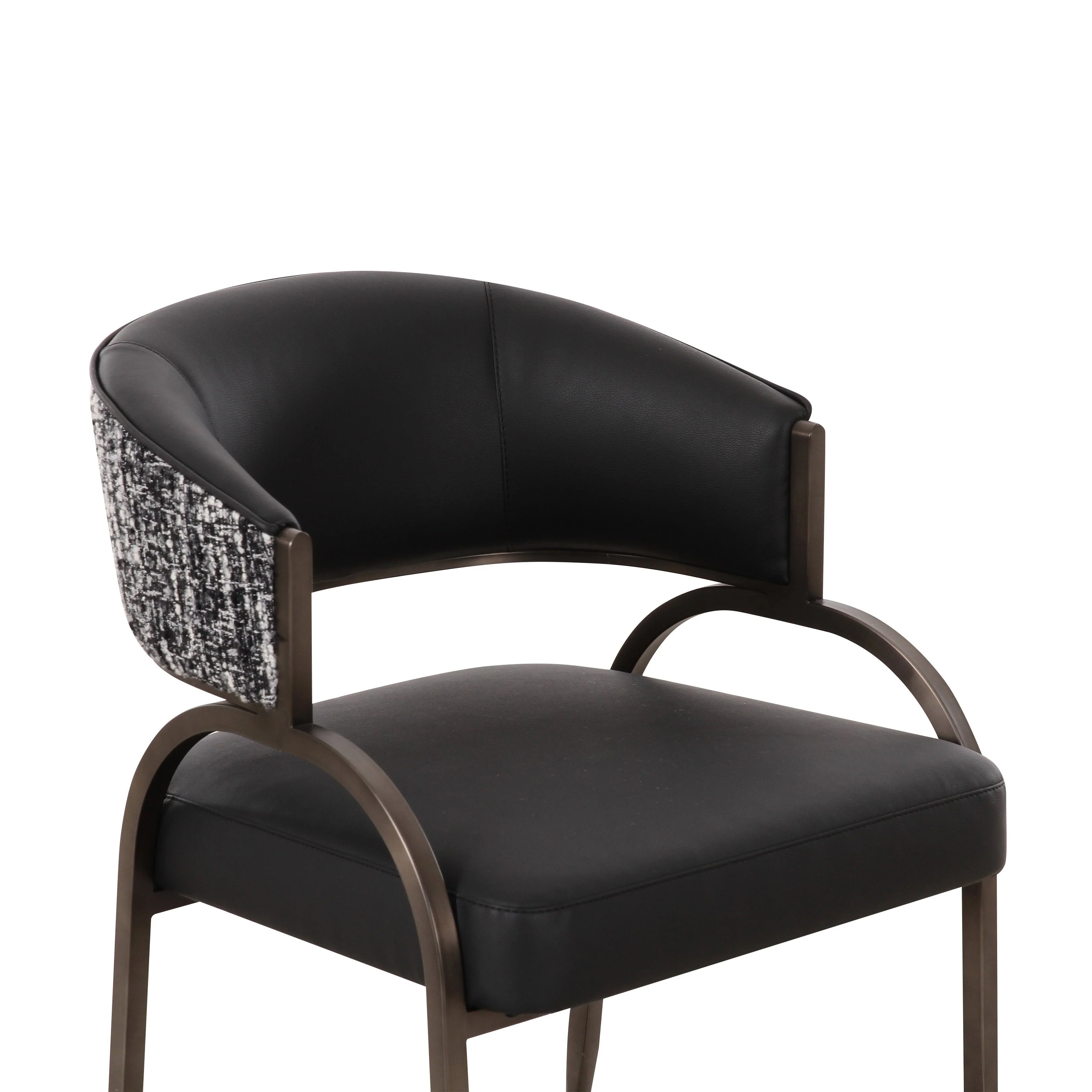 Tatum 2-Tone Performance Vegan Leather Dining Chair - Image 11
