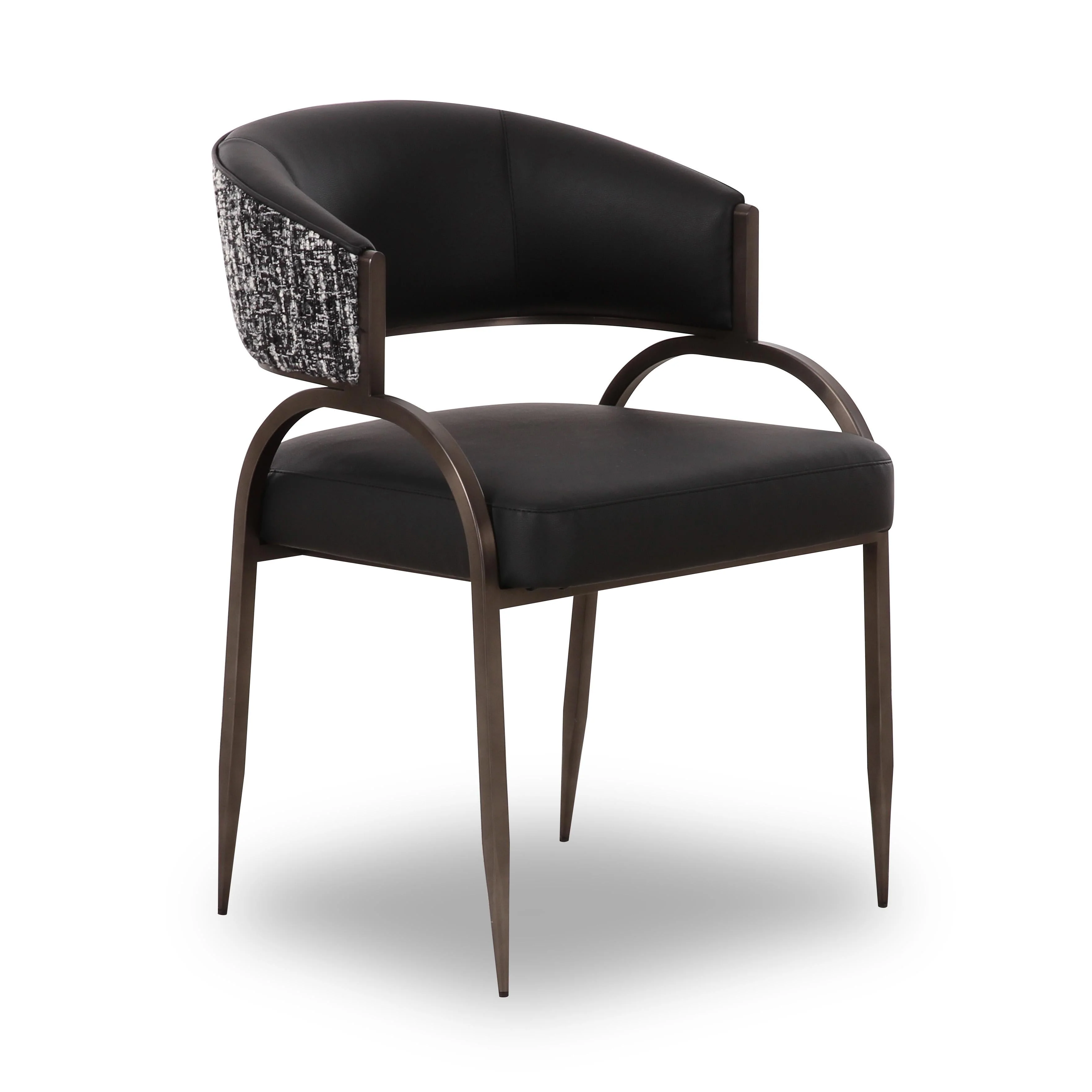 Tatum 2-Tone Performance Vegan Leather Dining Chair - Image 7