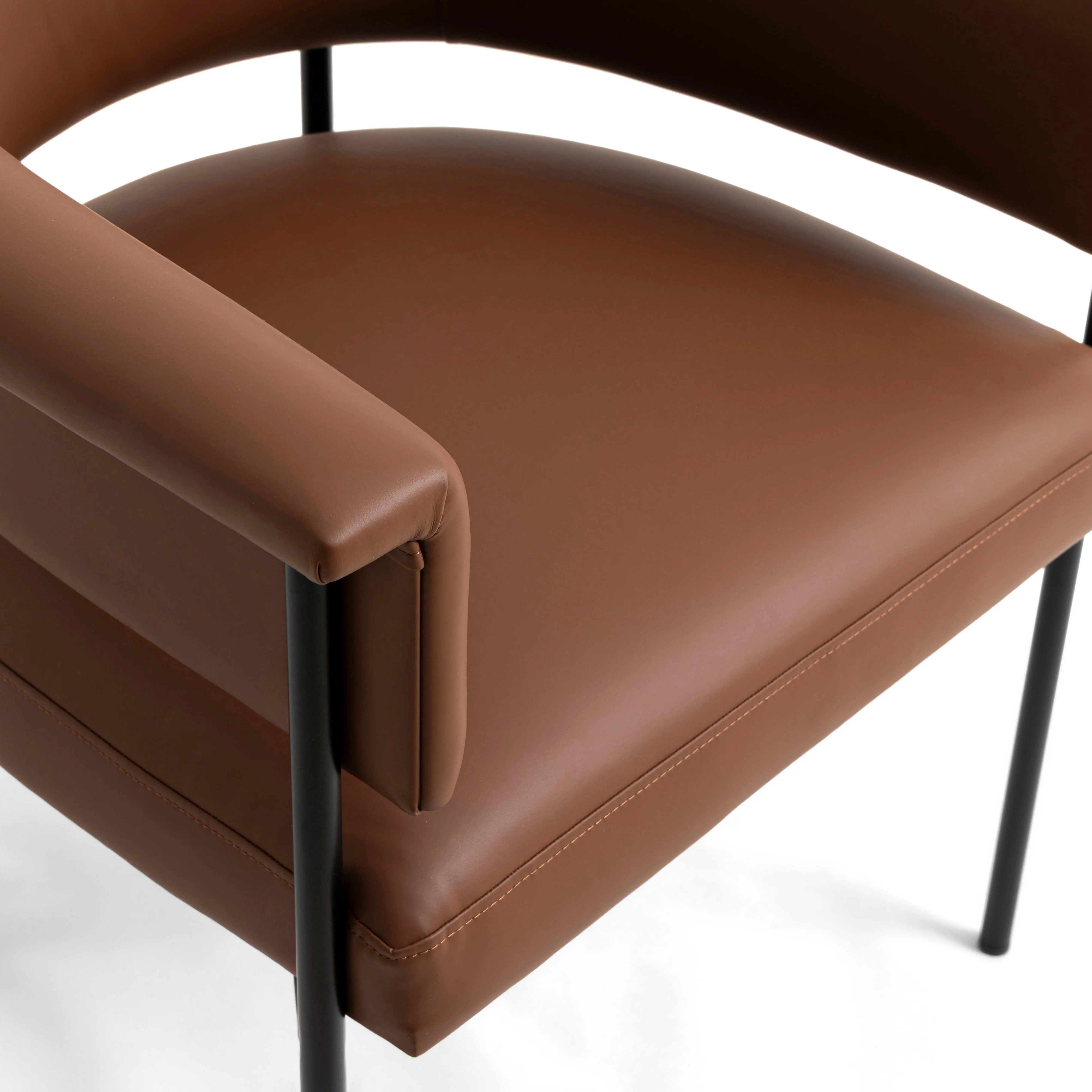 Taylor Performance Vegan Leather Dining Chair - Image 11