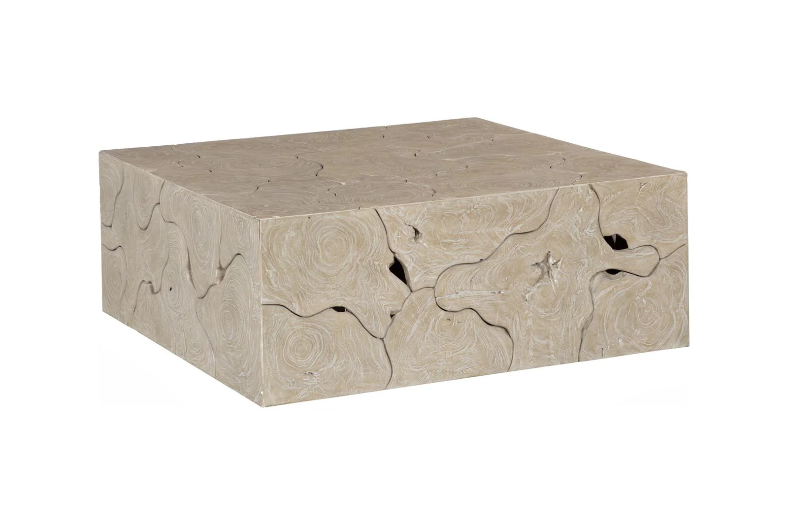 Teak Slice Coffee Table
