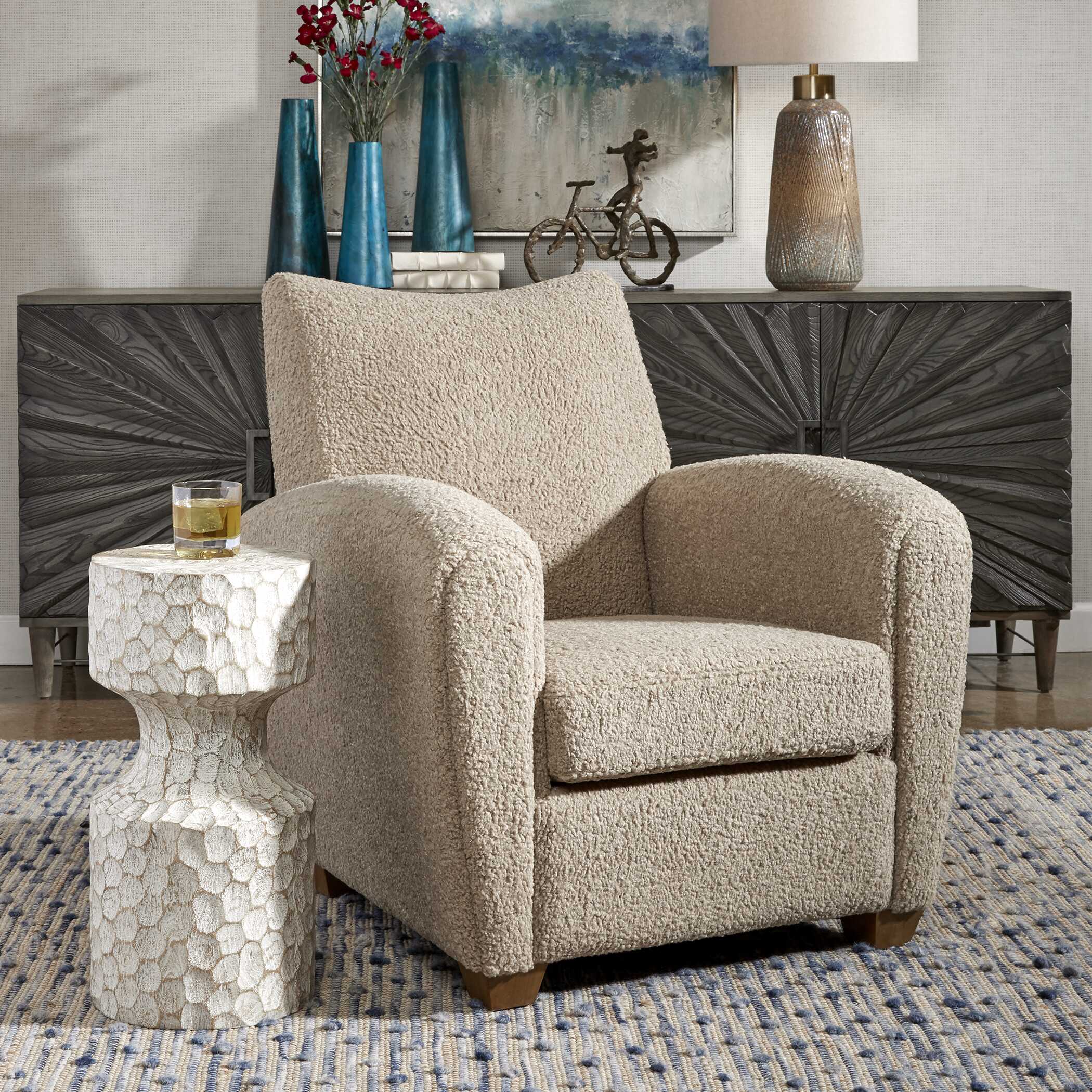 Teddy Latte Accent Chair - Image 2