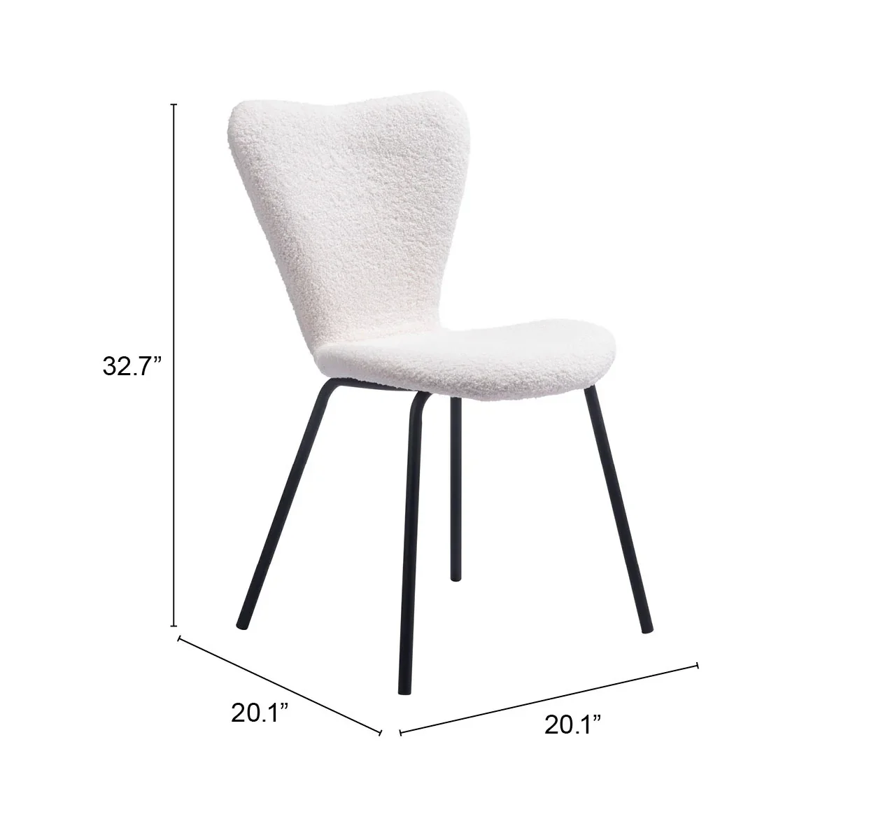 Thibideaux Dining Chair (Set of 2) Ivory - Image 7