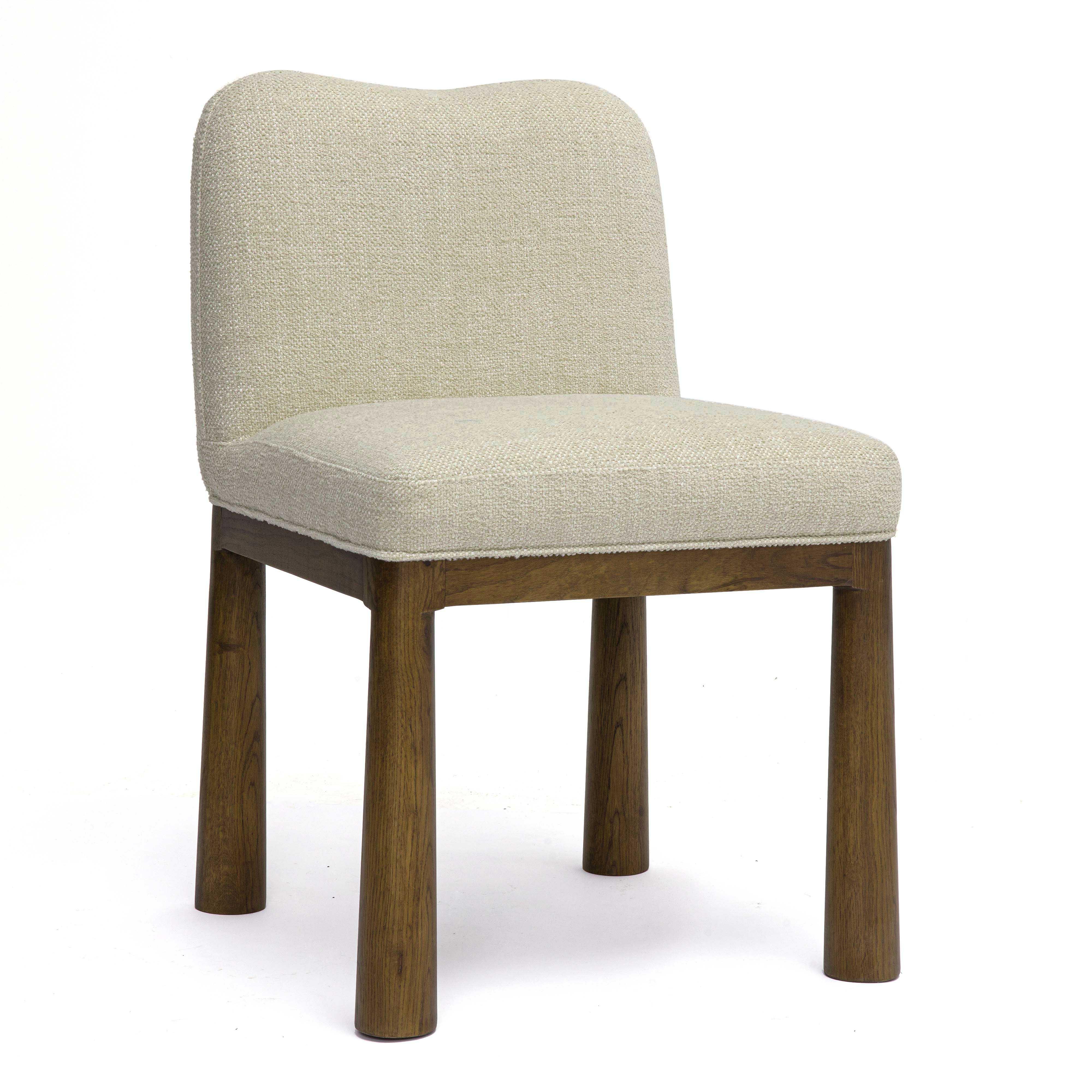 Tiara Performance Basketweave Fabric Dining Chair - Image 7