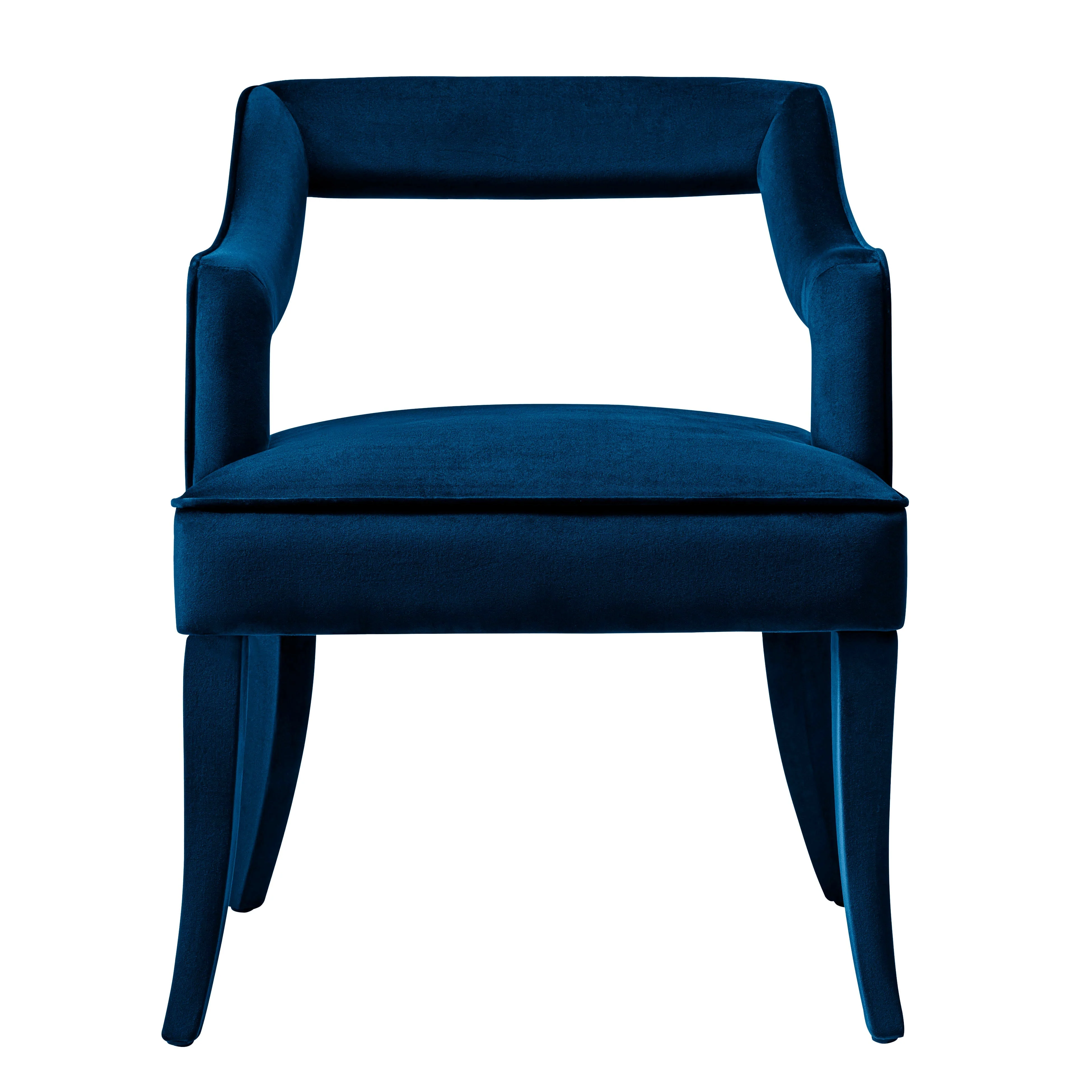 Tiffany Performance Velvet Dining Chair - Image 3