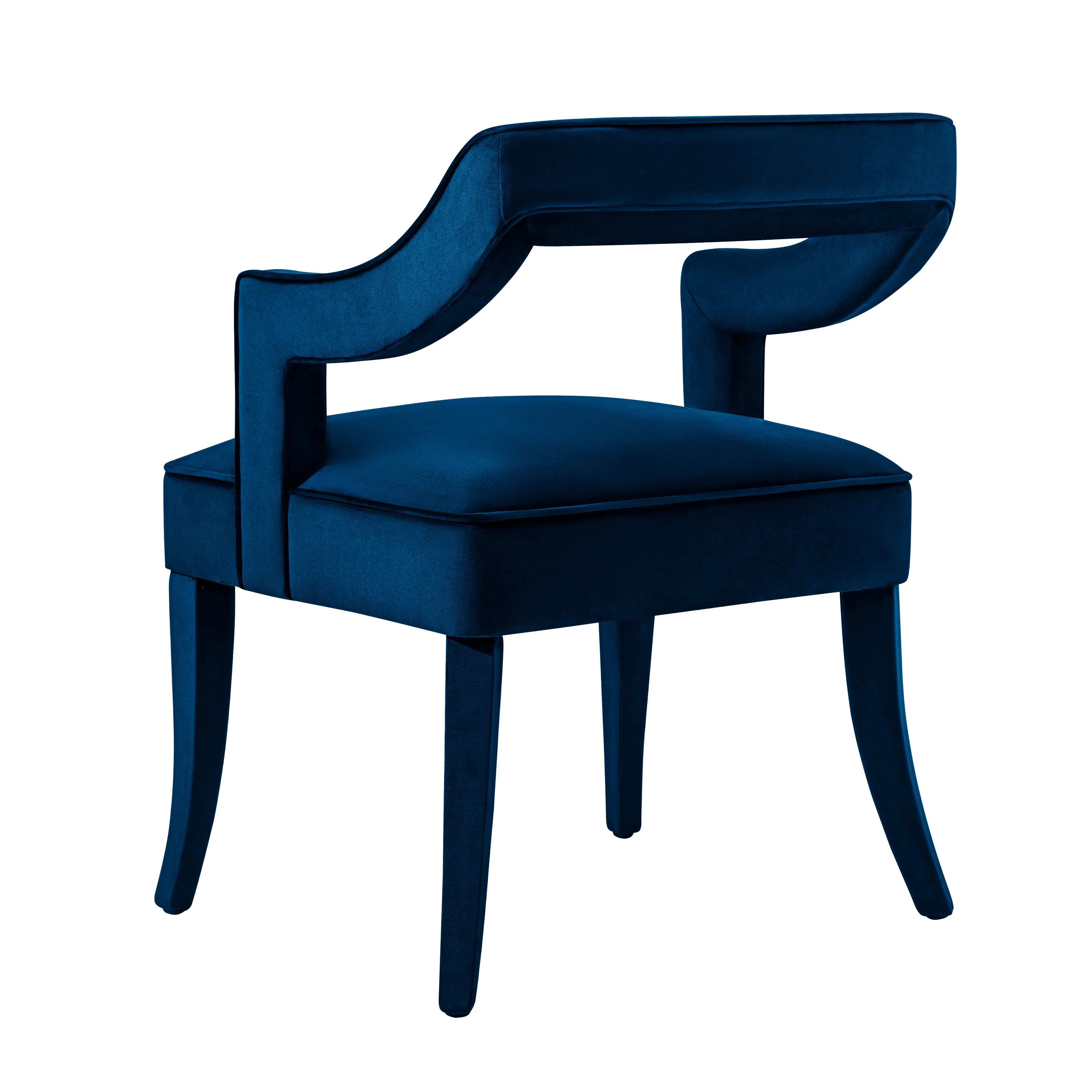 Tiffany Performance Velvet Dining Chair - Image 4