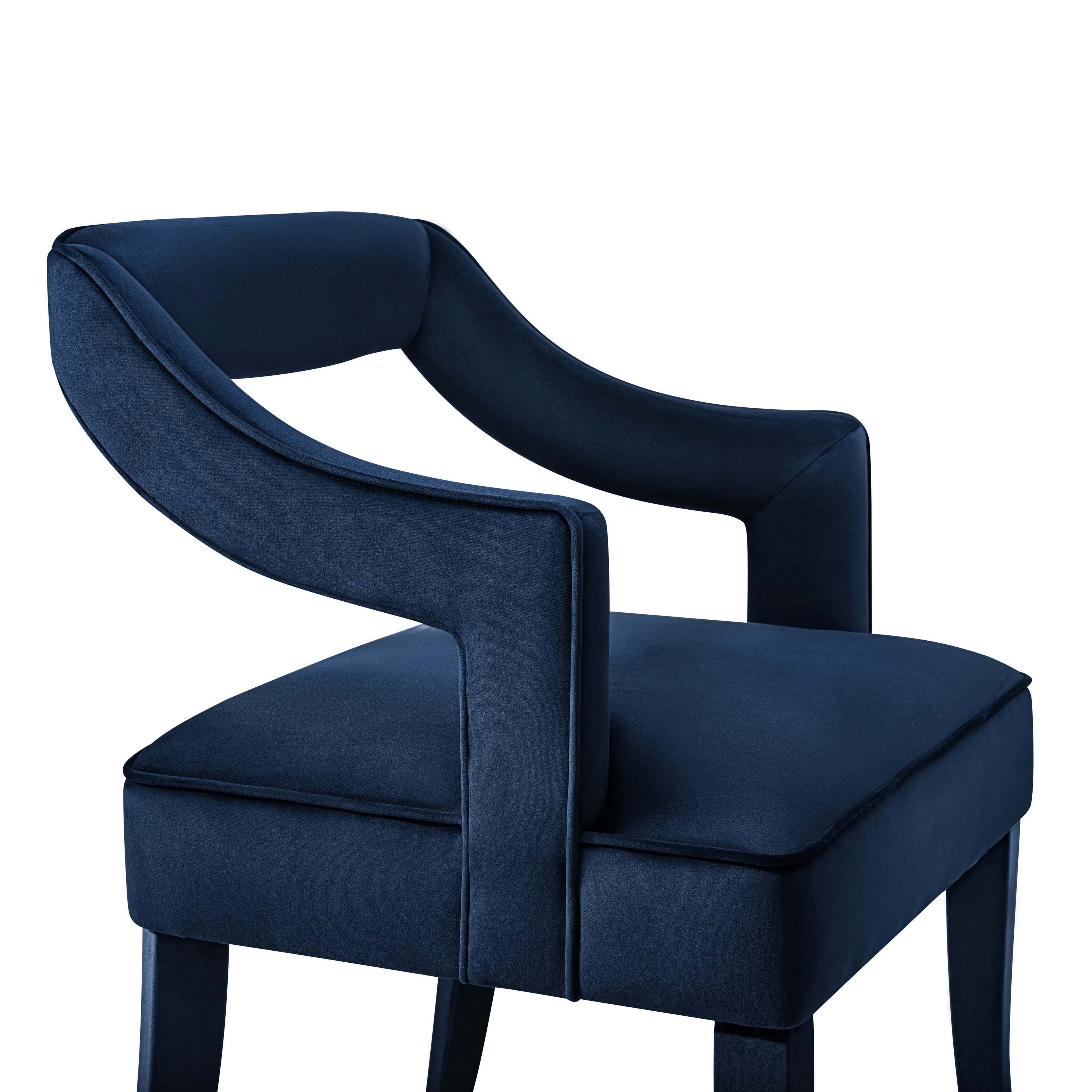 Tiffany Performance Velvet Dining Chair - Image 5