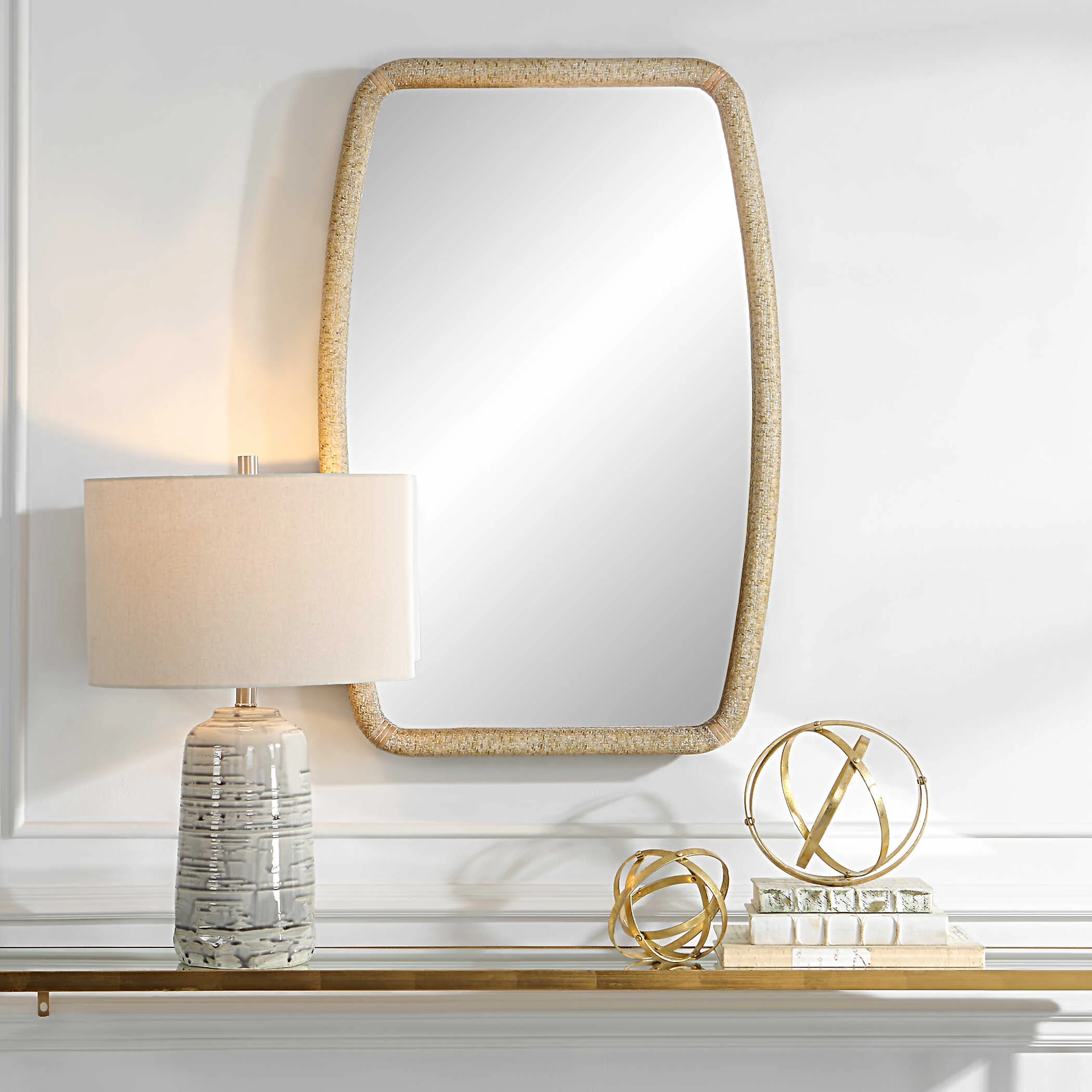 Tiki Rattan Mirror - Image 6