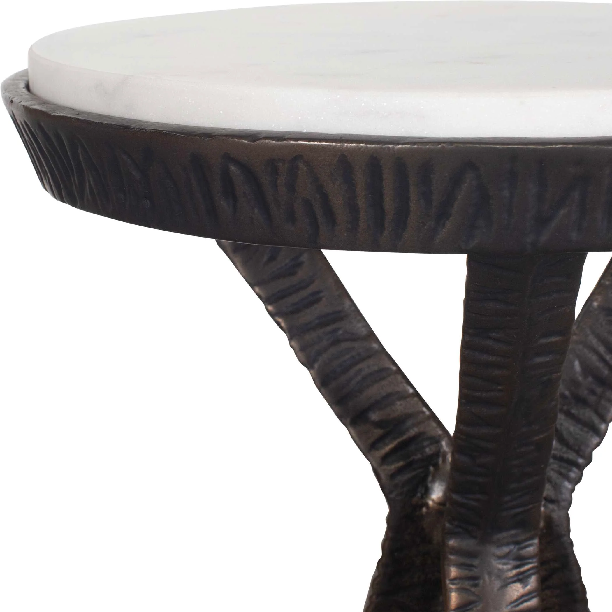 Tilton White Marble Accent Table - Image 5