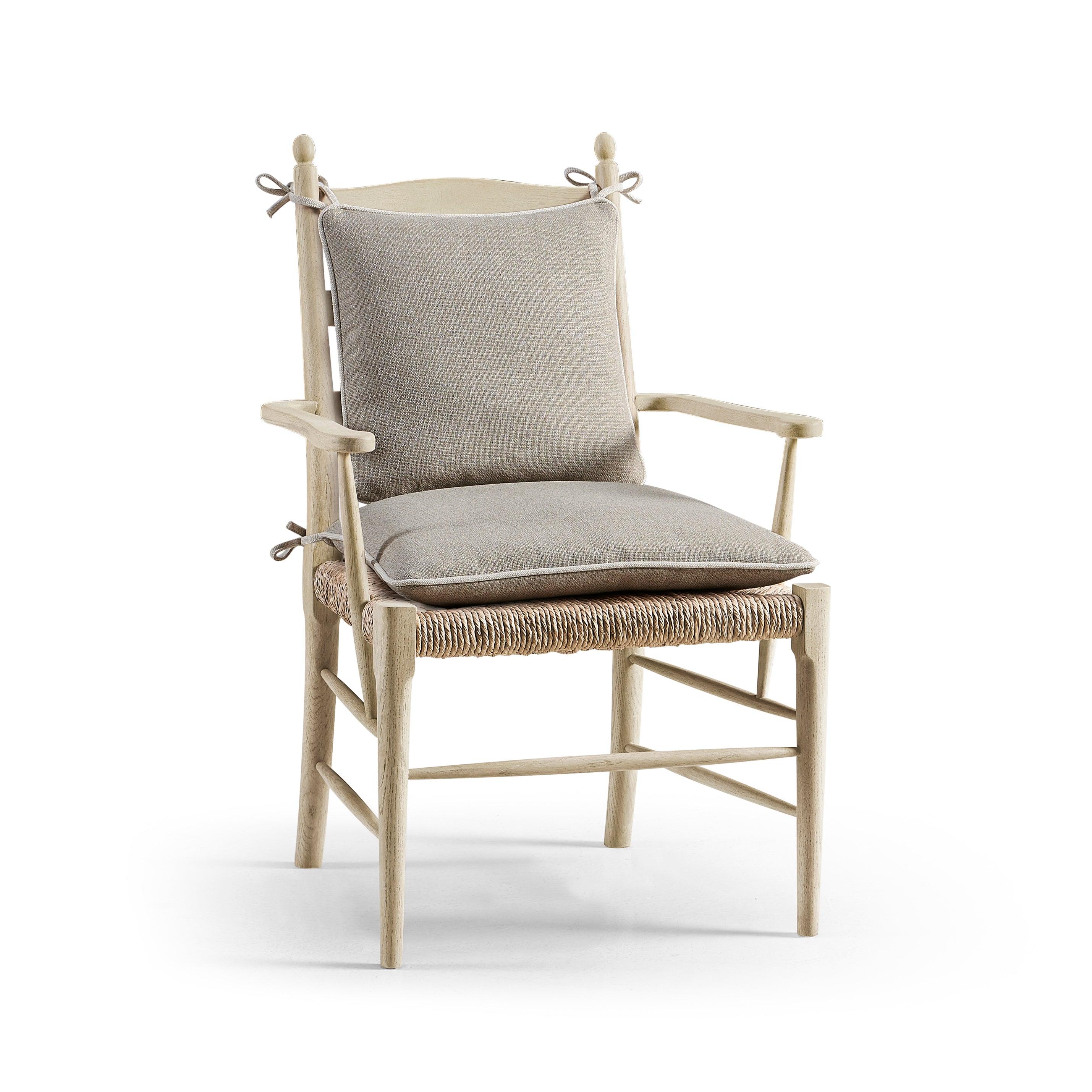Timeless Doppler Ladderback Arm Chair in Stripped Oak - Set Of 2