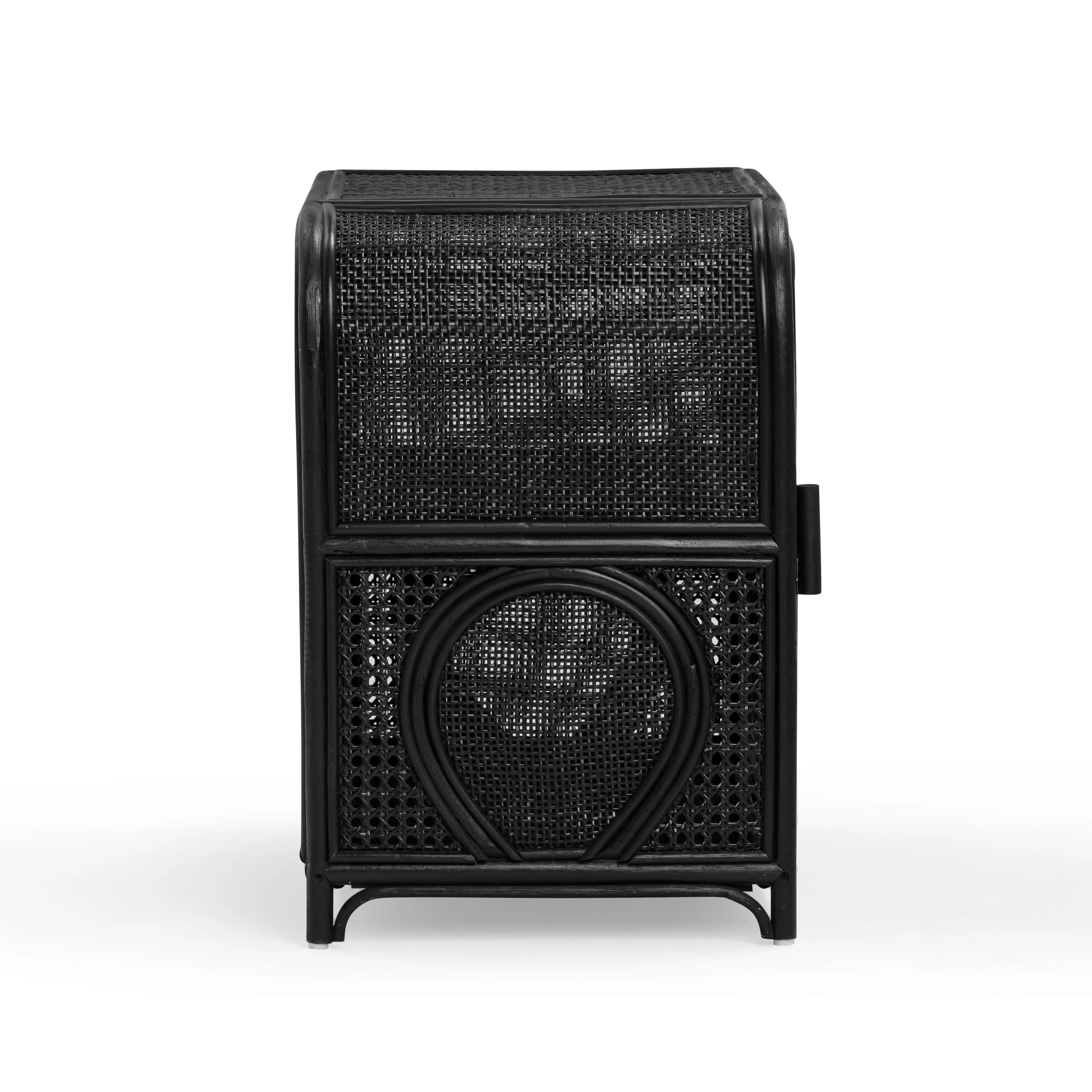Tina 27" Rattan Nightstand With Storage - Image 10