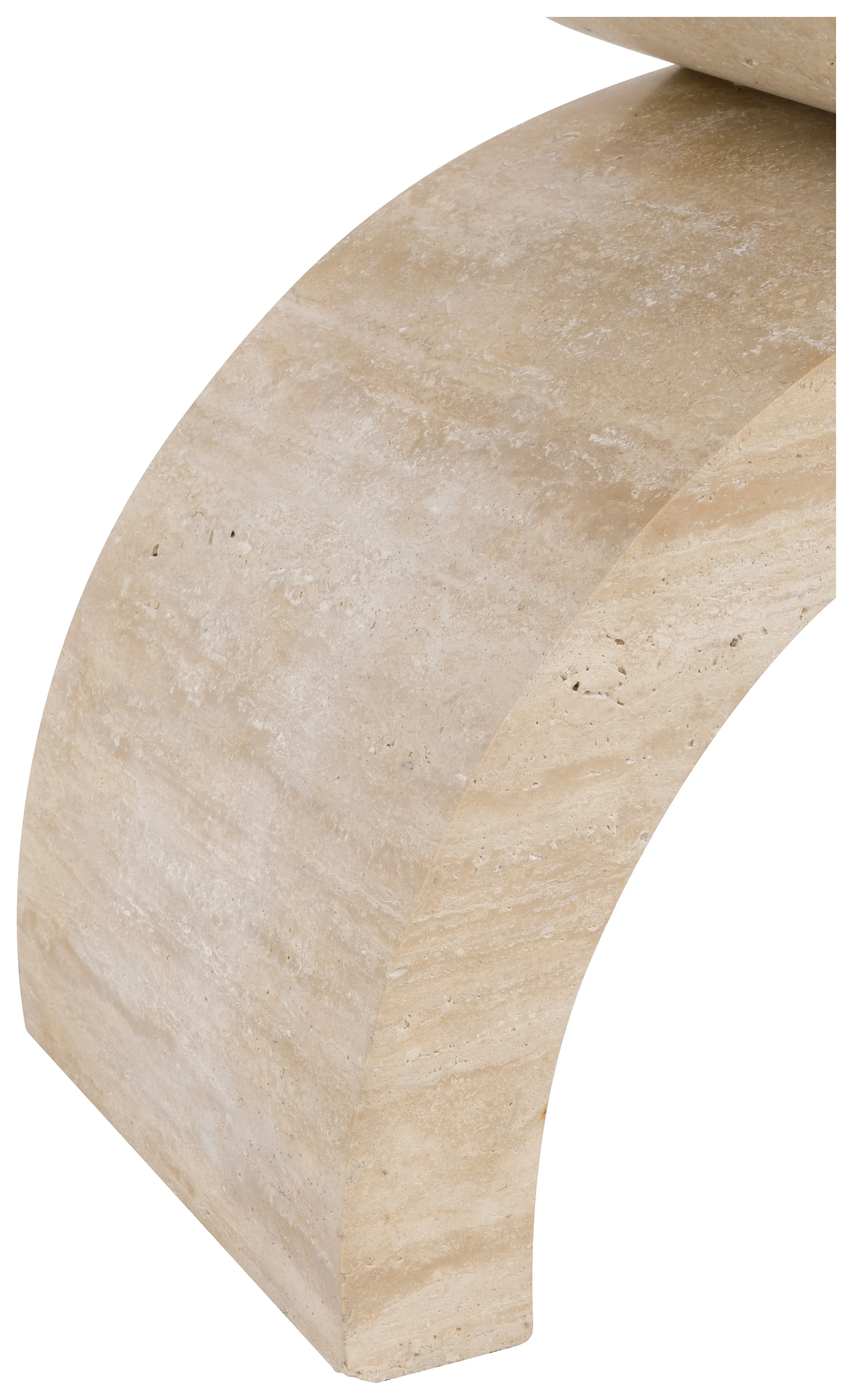 Tivoli Rectangular Travertine Console - Image 6