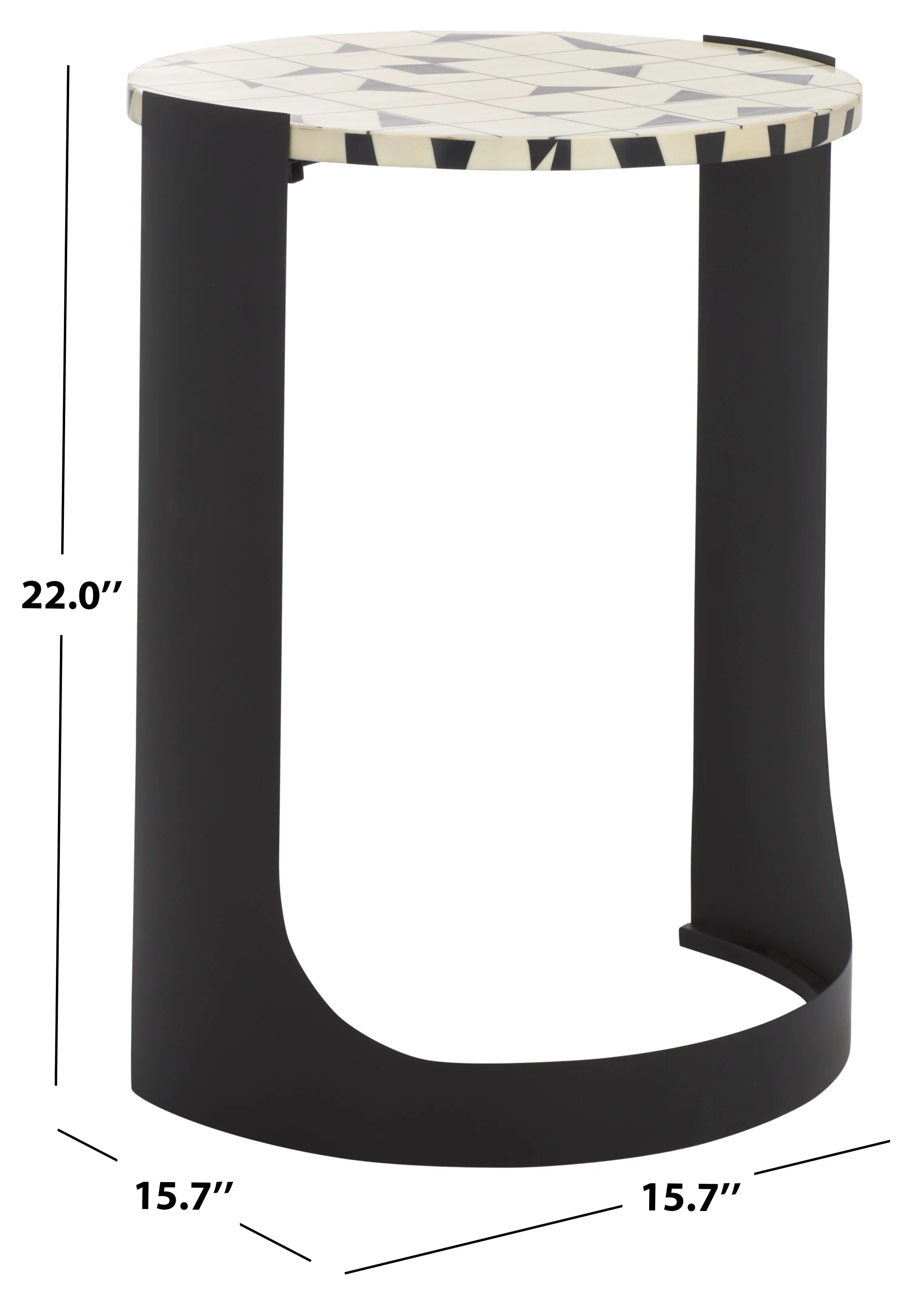 Tomlinson Resin Top Accent Table - Image 11