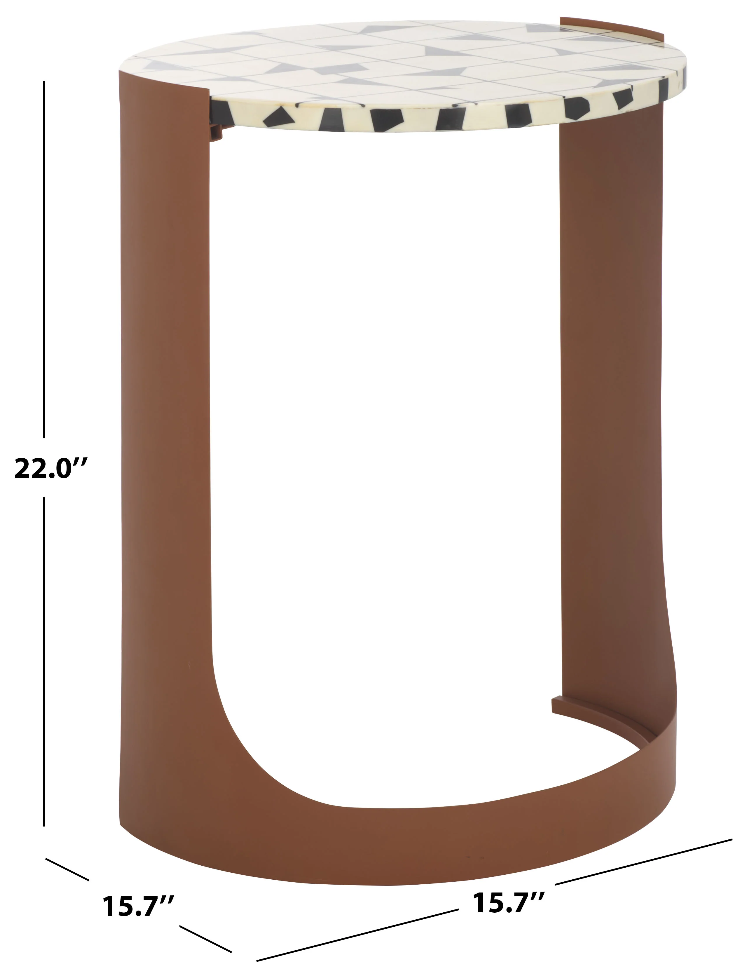 Tomlinson Resin Top Accent Table - Image 12