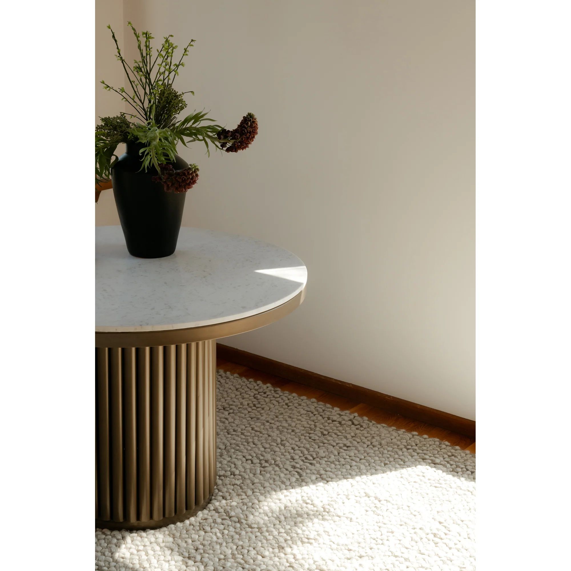 Tower Dining Table White Marble - Image 2