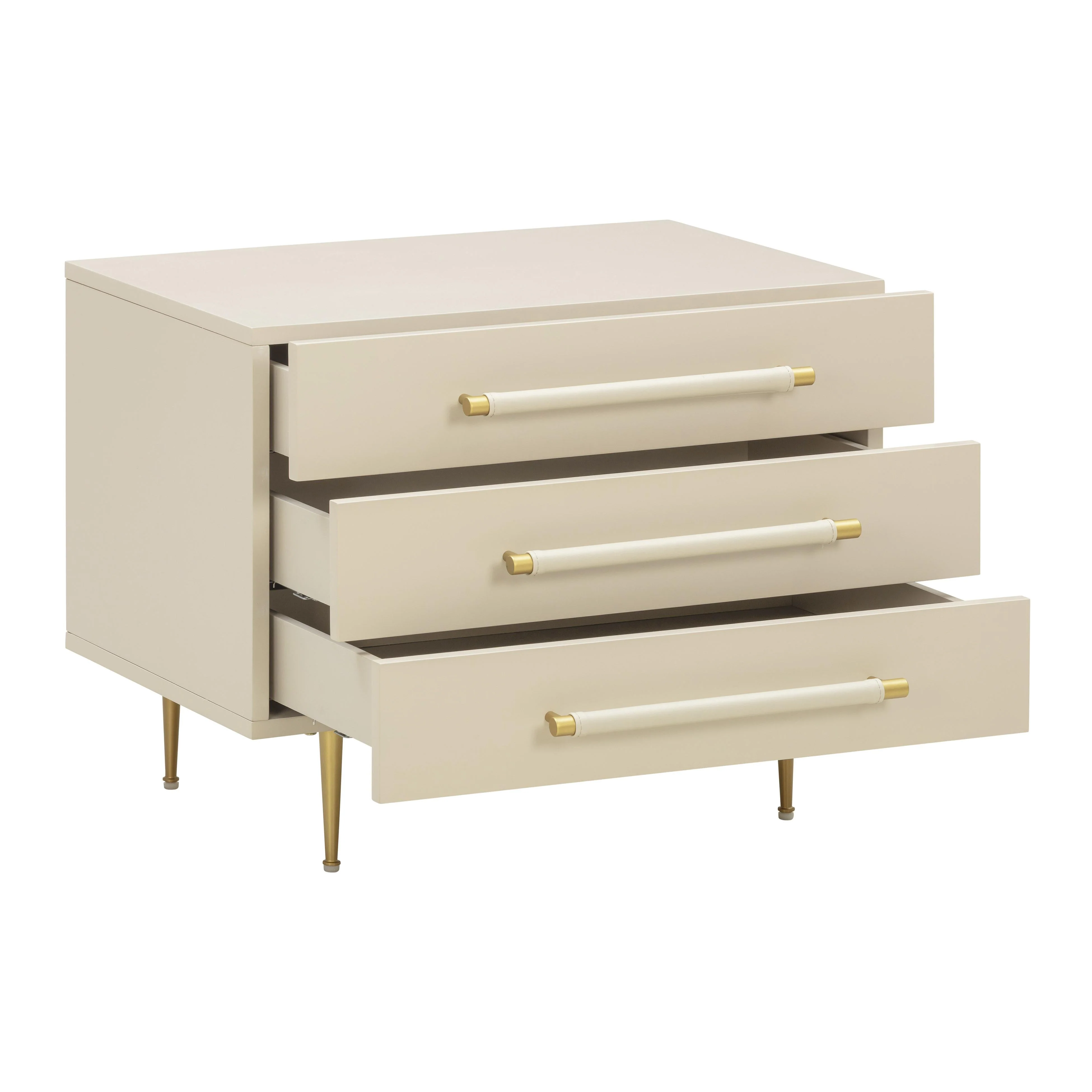 Trident 28" 3-Drawer Nightstand - Image 4