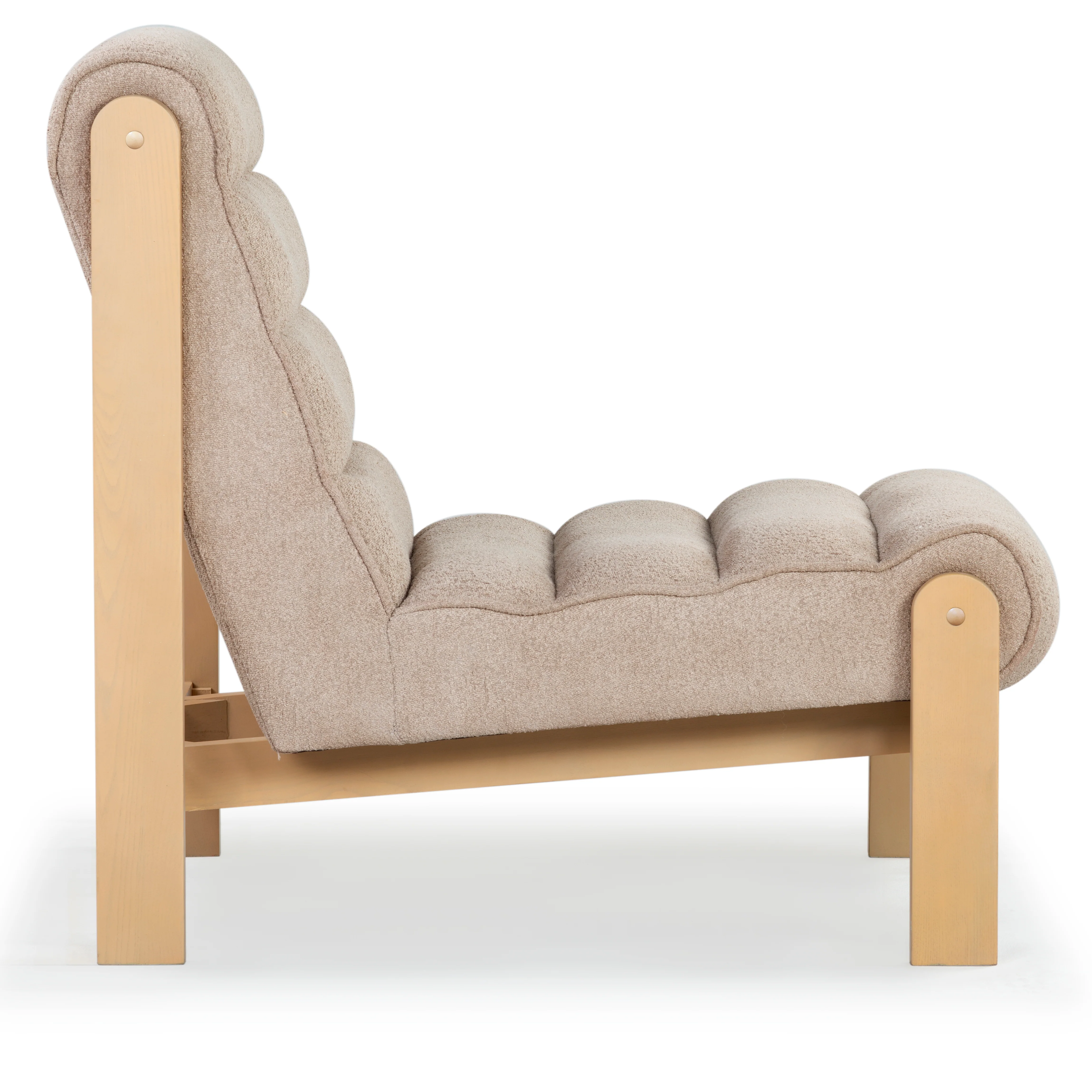 Trixie Channel Tufted Accent Chair - Image 3