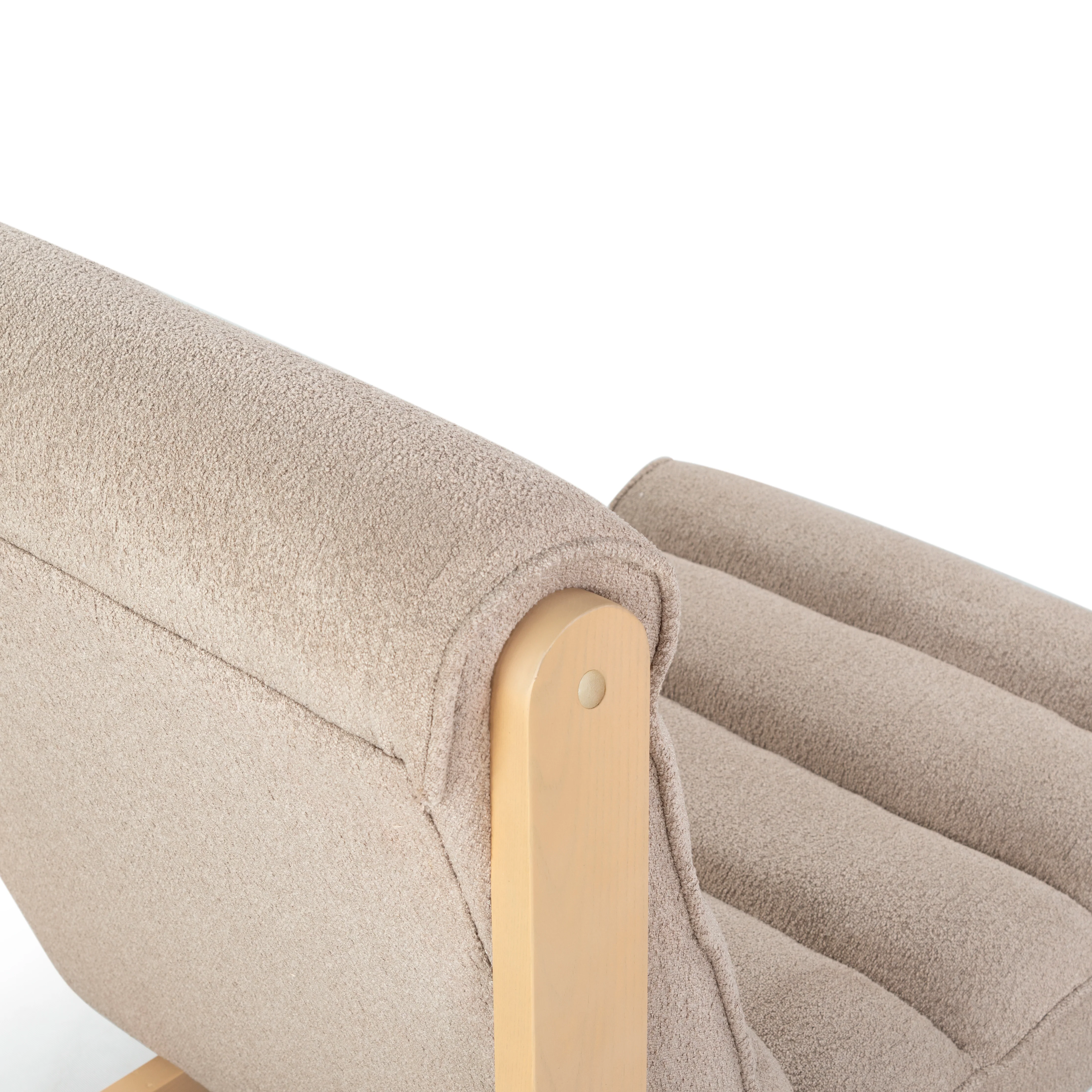 Trixie Channel Tufted Accent Chair - Image 7