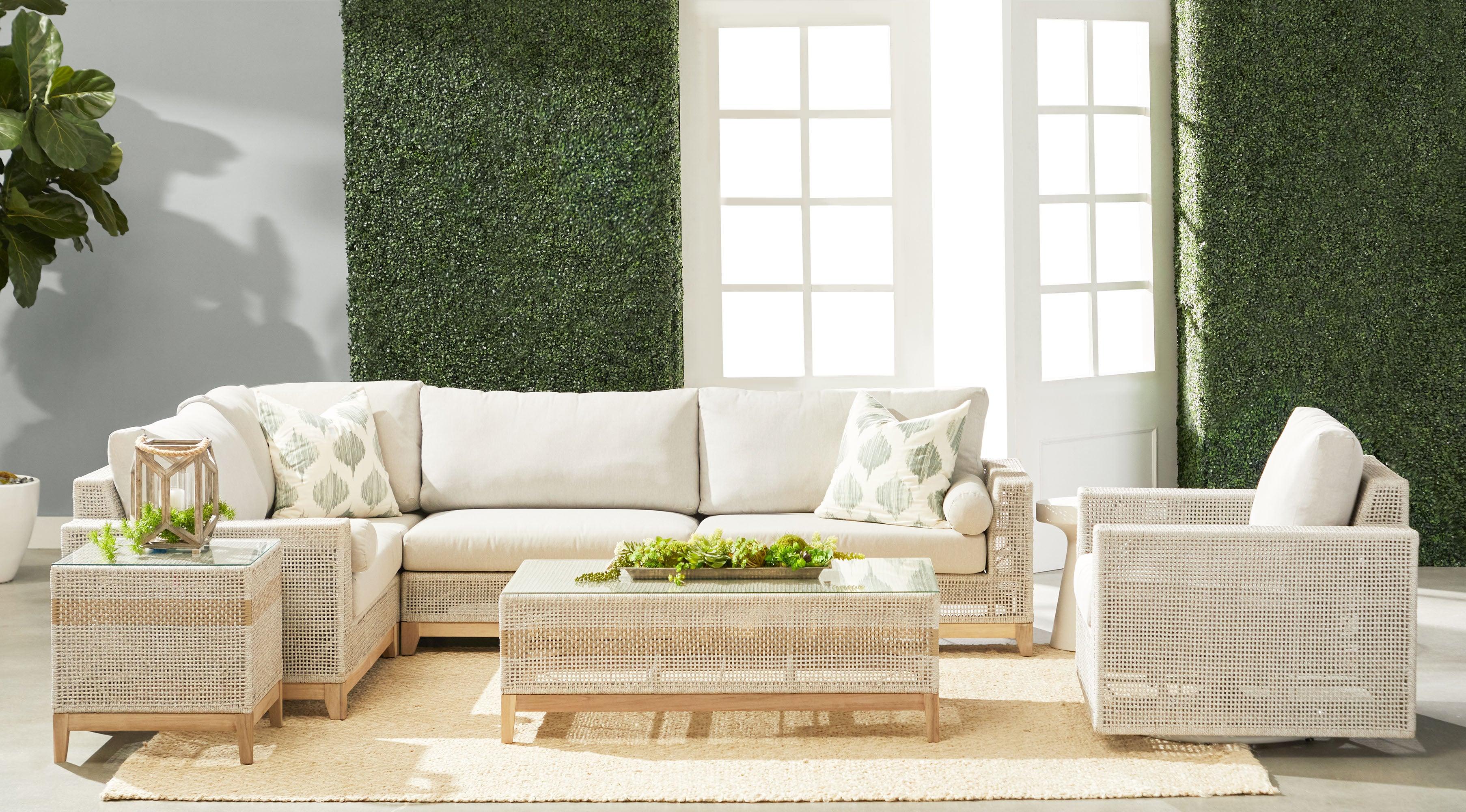Tropez Outdoor Swivel Rocker Sofa Chair - Image 5
