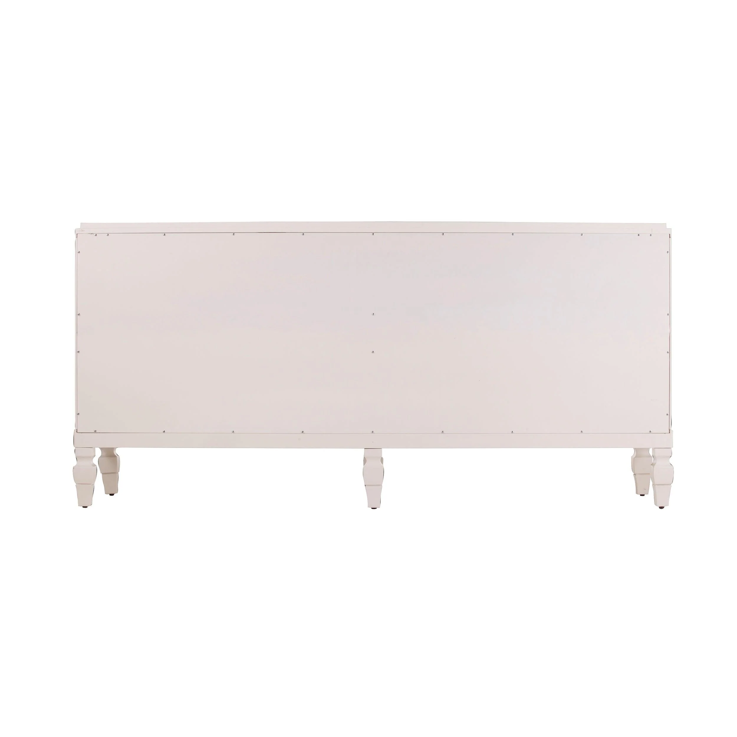 Tropman Antique White Low-Profile Accent Cabinet - Image 4